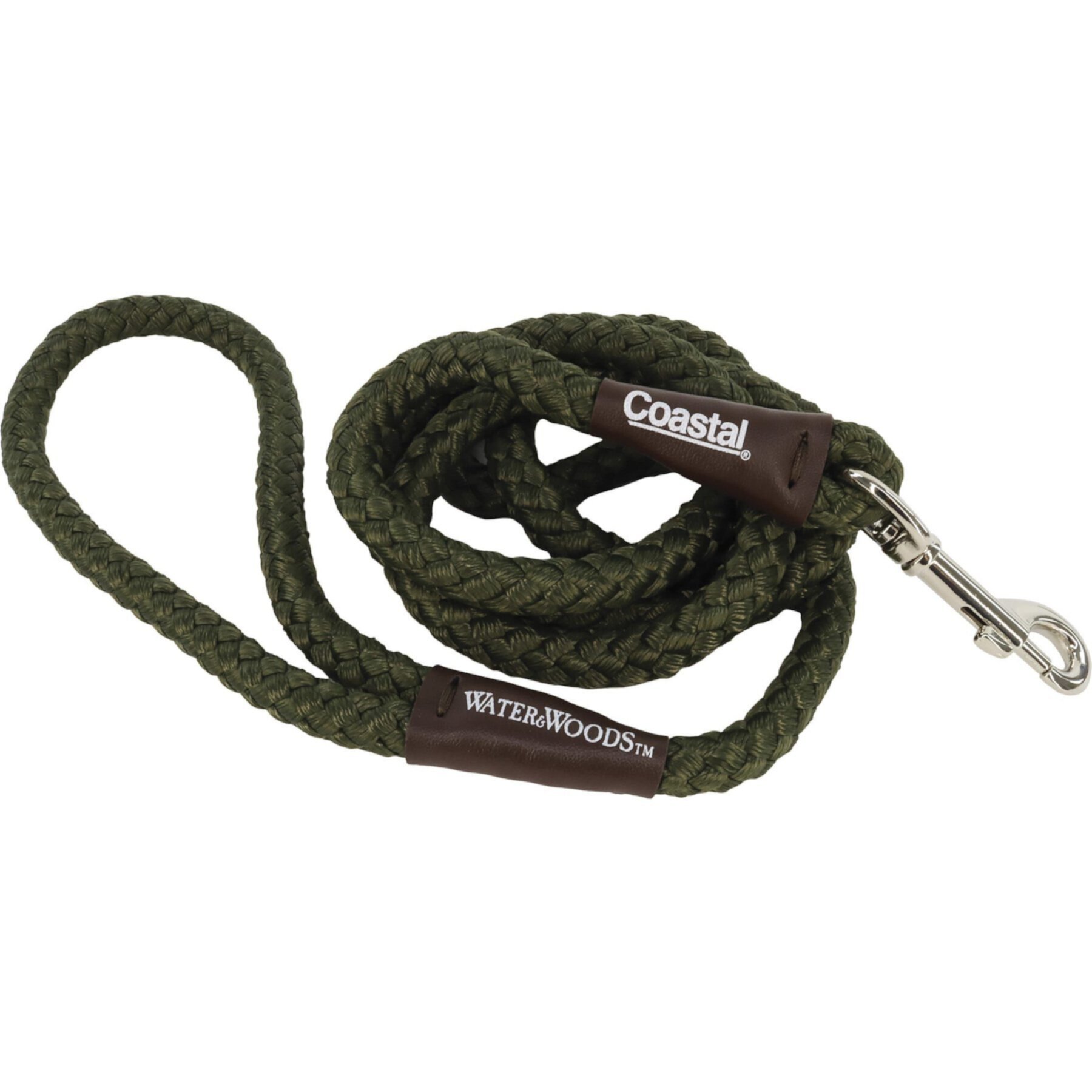 Water & Woods Braided Rope Snap Dog Leash Water & Woods