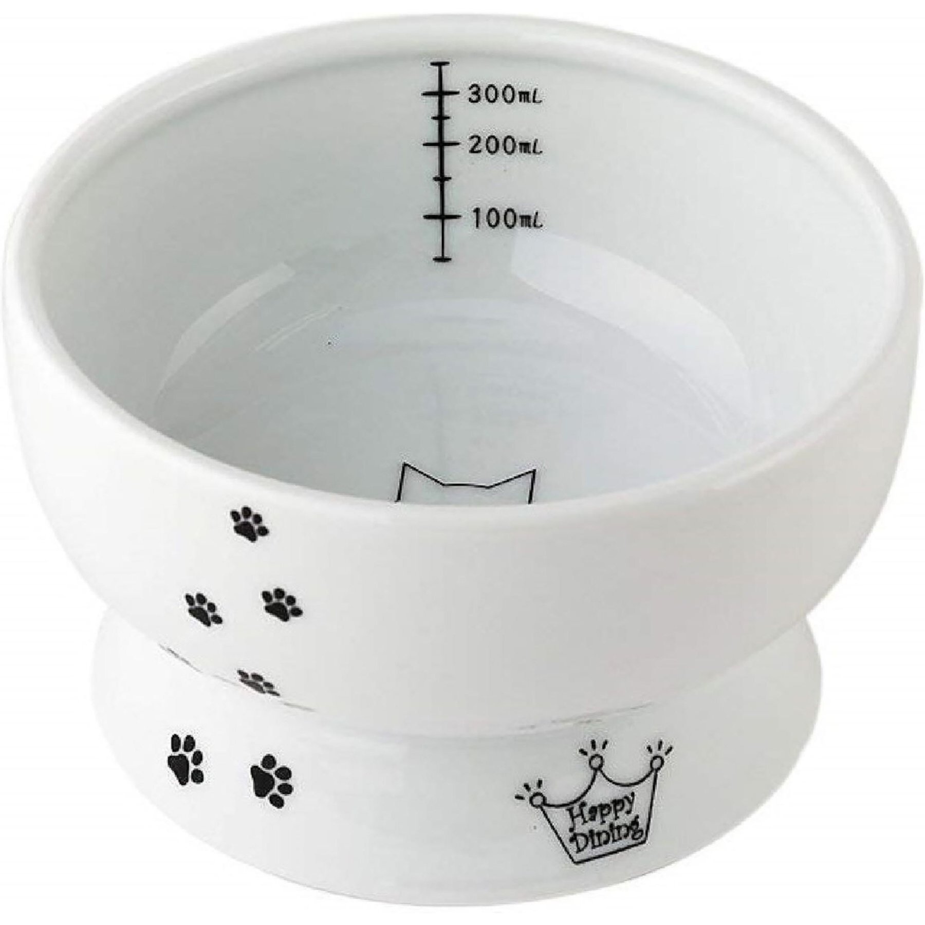 Necoichi Ceramic Elevated Cat Water Bowl Necoichi