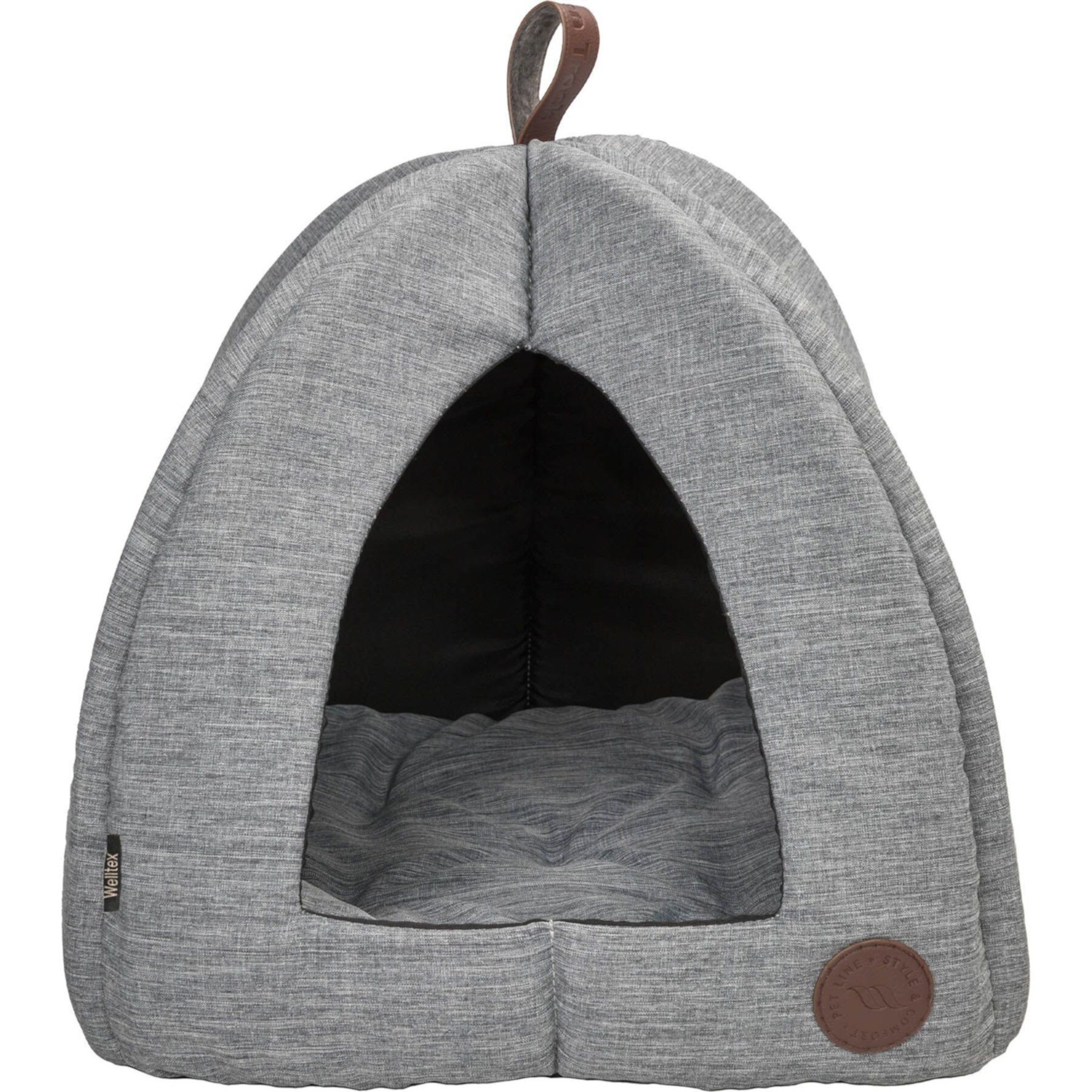 Back on Track Pet Igloo Small Dog & Cat Bed, Grey, Small Back on Track