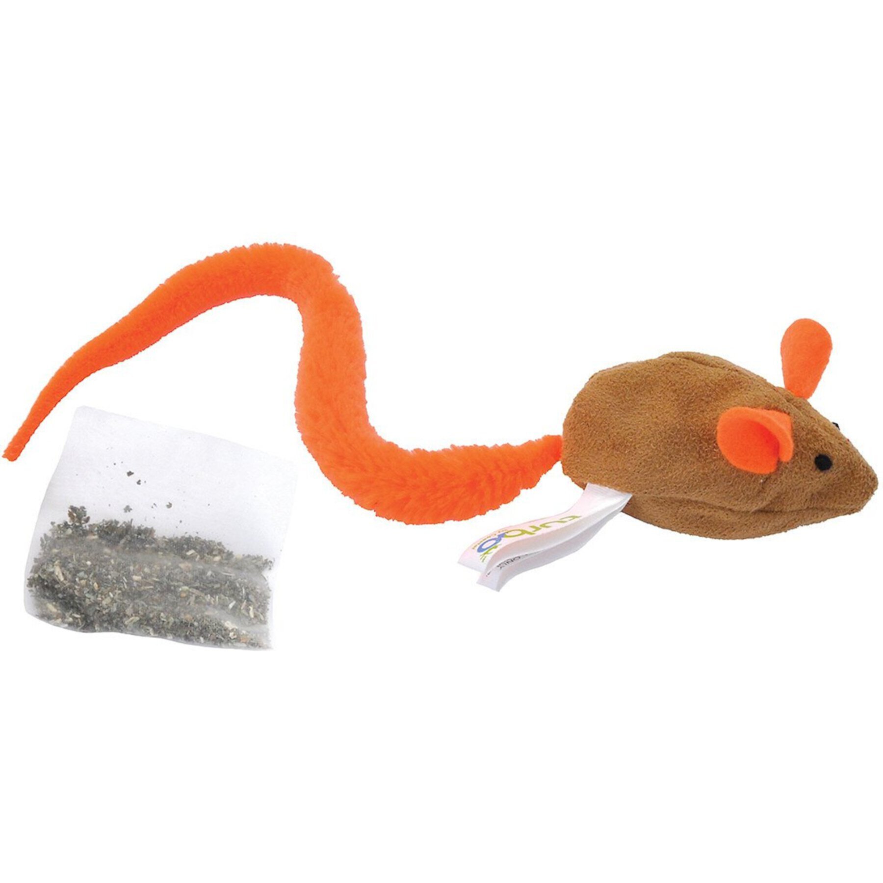 Turbo Tail Cat Toy with Catnip, Crinkle Mouse Turbo