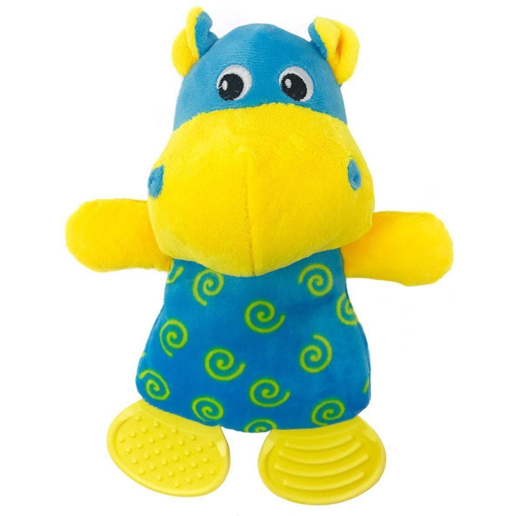 Dogline Hippo Squeaky Dog Toy, 10-in Dogline