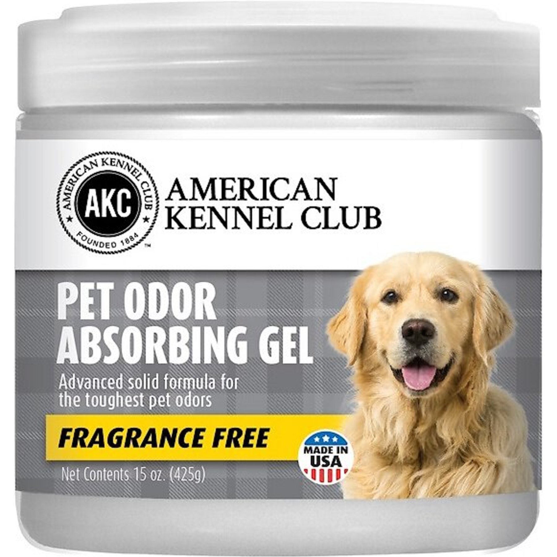 American Kennel Club AKC Fragrance Free Pet Odor Absorbing Solid Gel American Kennel Club