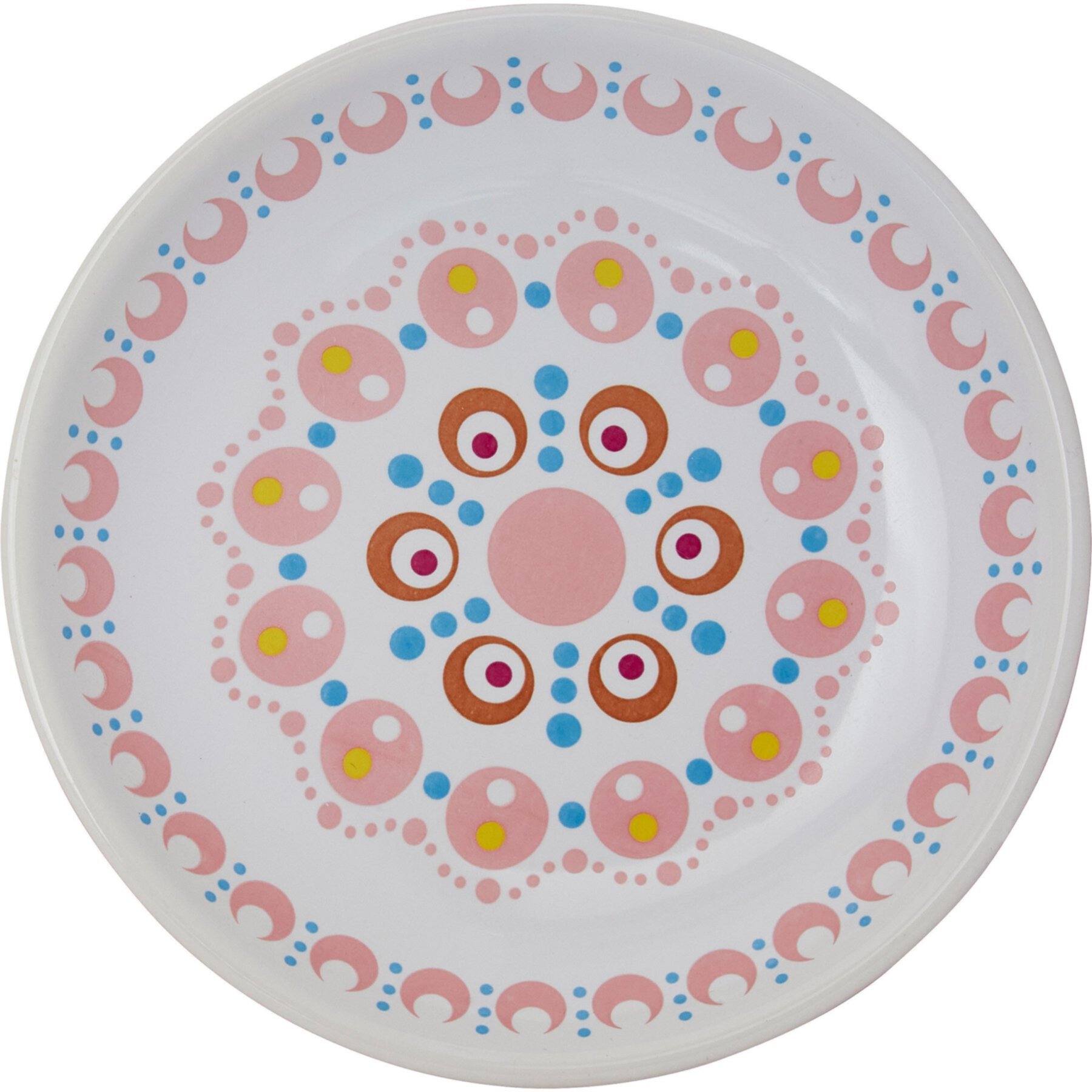 Frisco Kaleidoscope Pattern Non-skid Ceramic Cat Dish Frisco