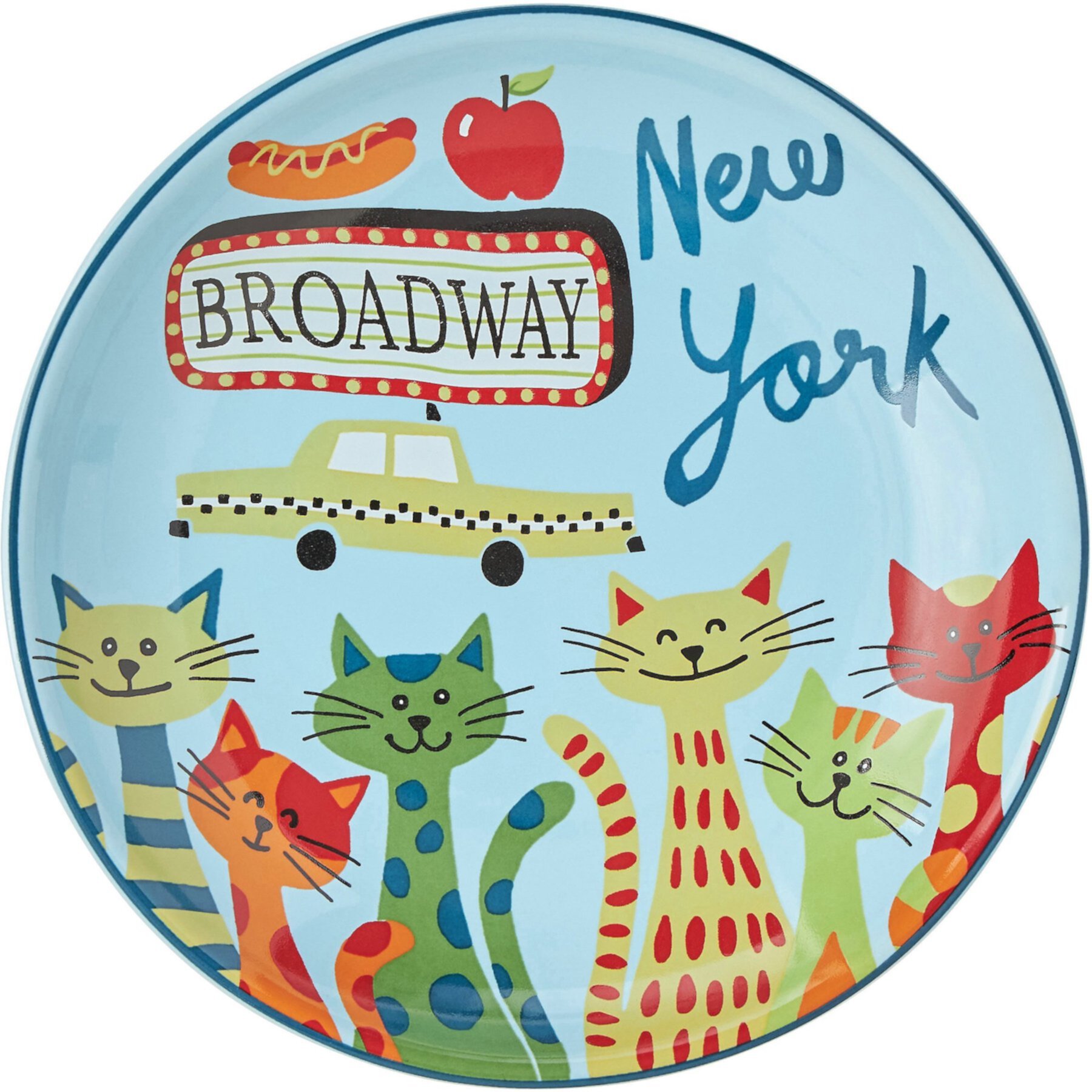 Frisco New York Non-skid Ceramic Cat Dish Frisco