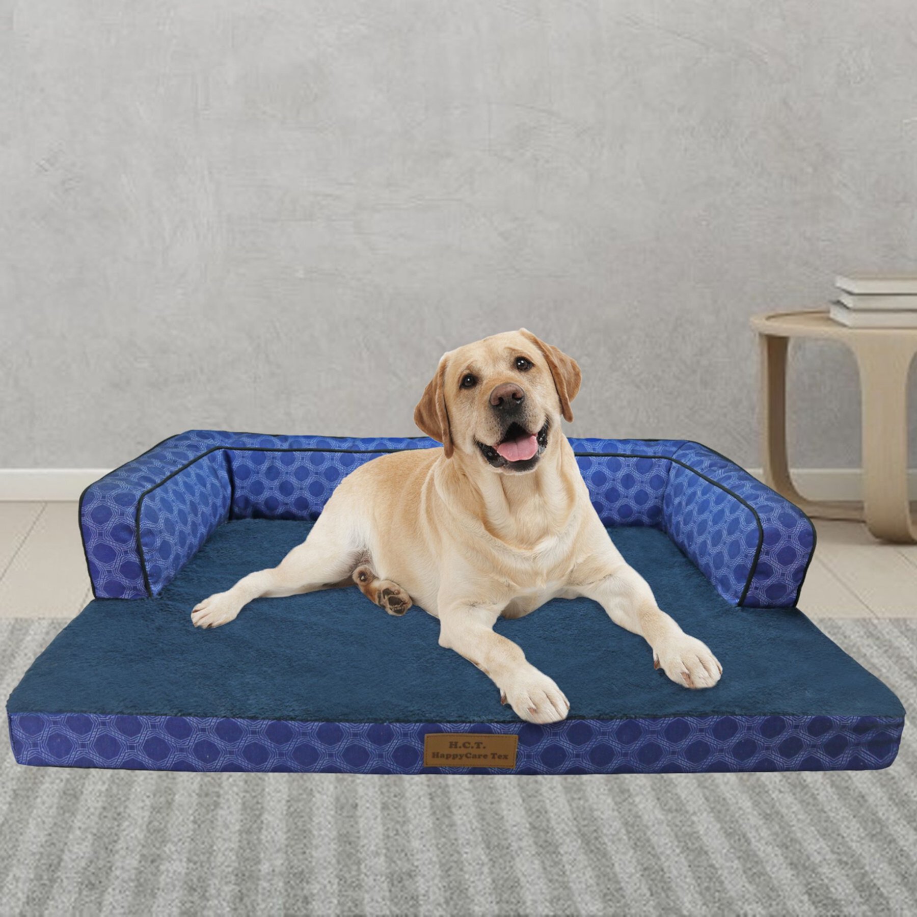 HappyCare Textiles Advanced LaTextiles Foam Dog Sofa Bed Happycare Textiles