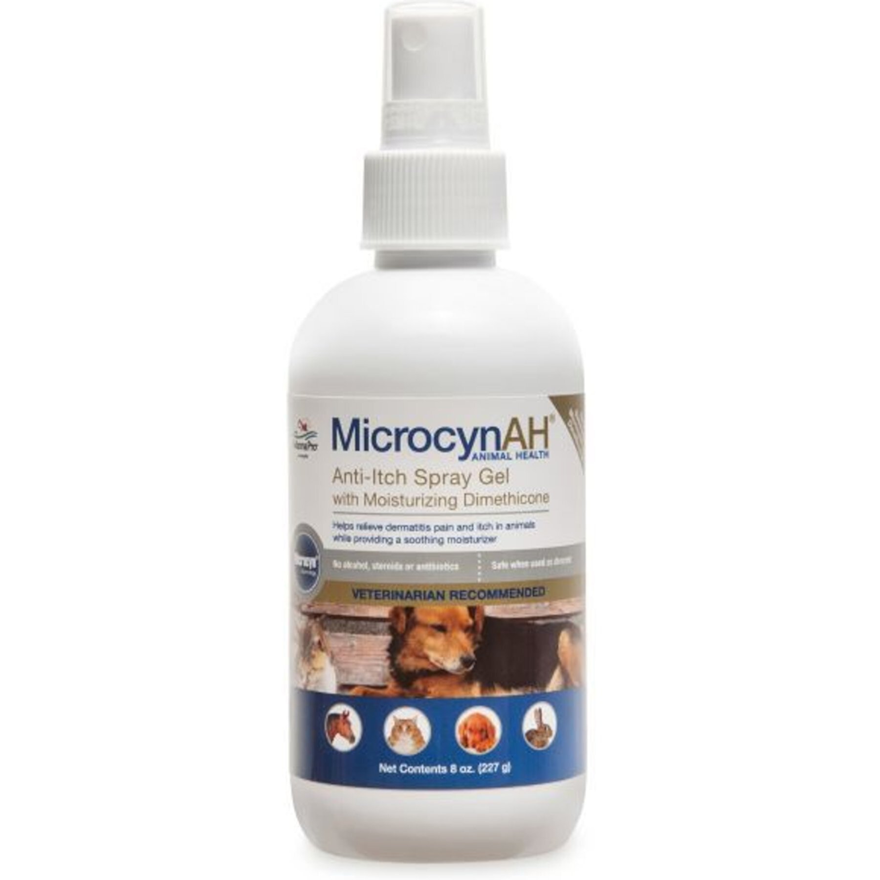 Manna Pro MicrocynAH Anti-Itch Horse Spray Gel, 8-fl oz bottle Manna Pro