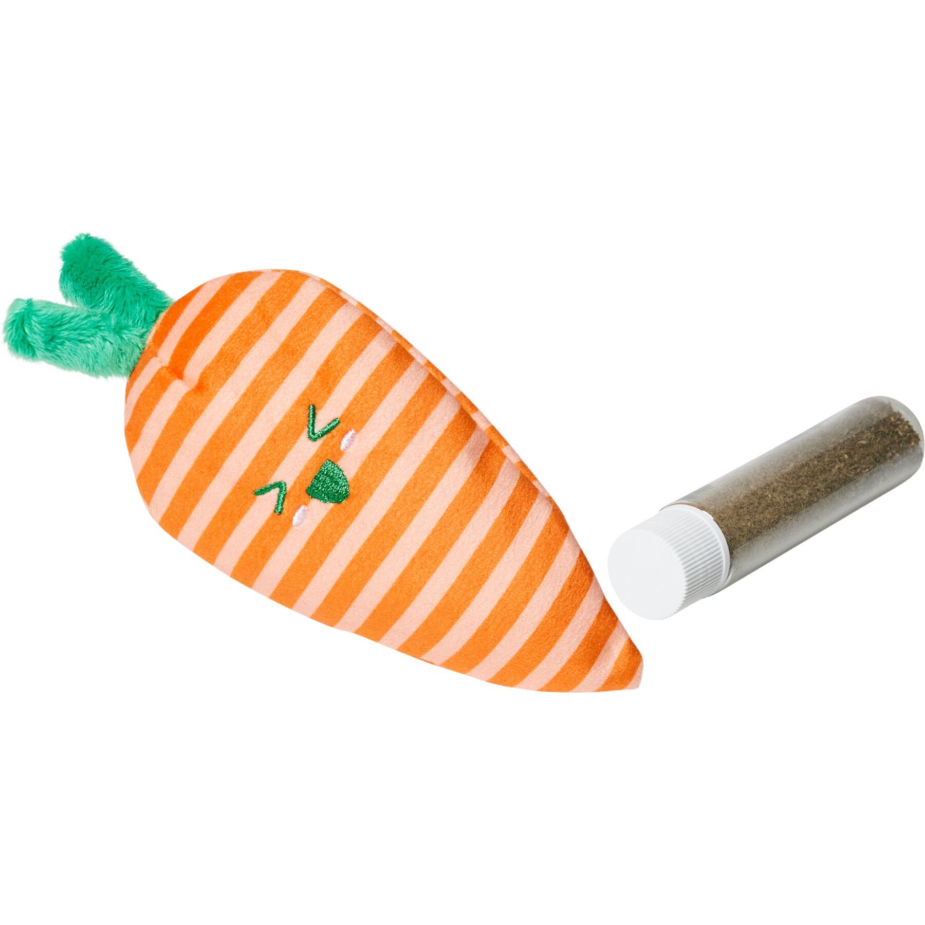 Frisco Easter Carrot Plush Cat Toy with Refillable Catnip Frisco