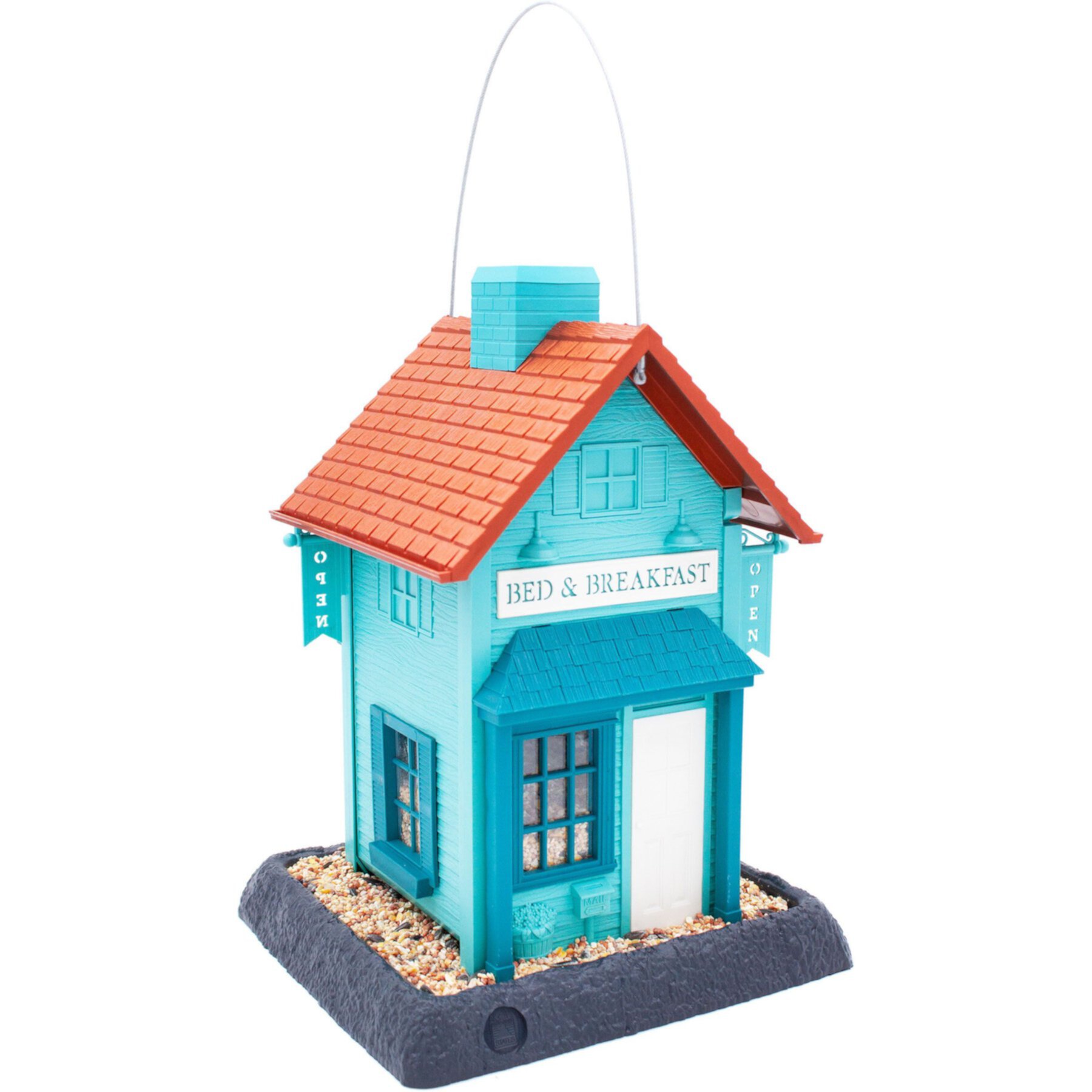 North States Bed & Breakfast Bird Feeder, Turquoise & Copper North States