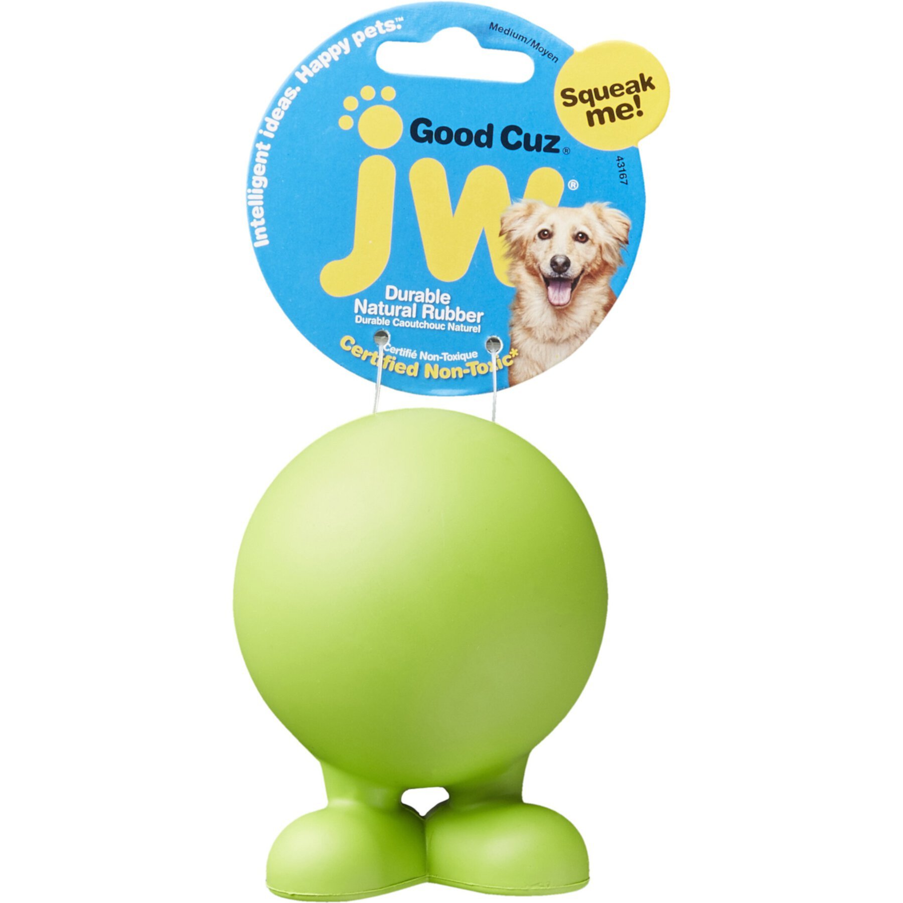 JW Pet Good Cuz Dog Toy, Color Varies JW Pet