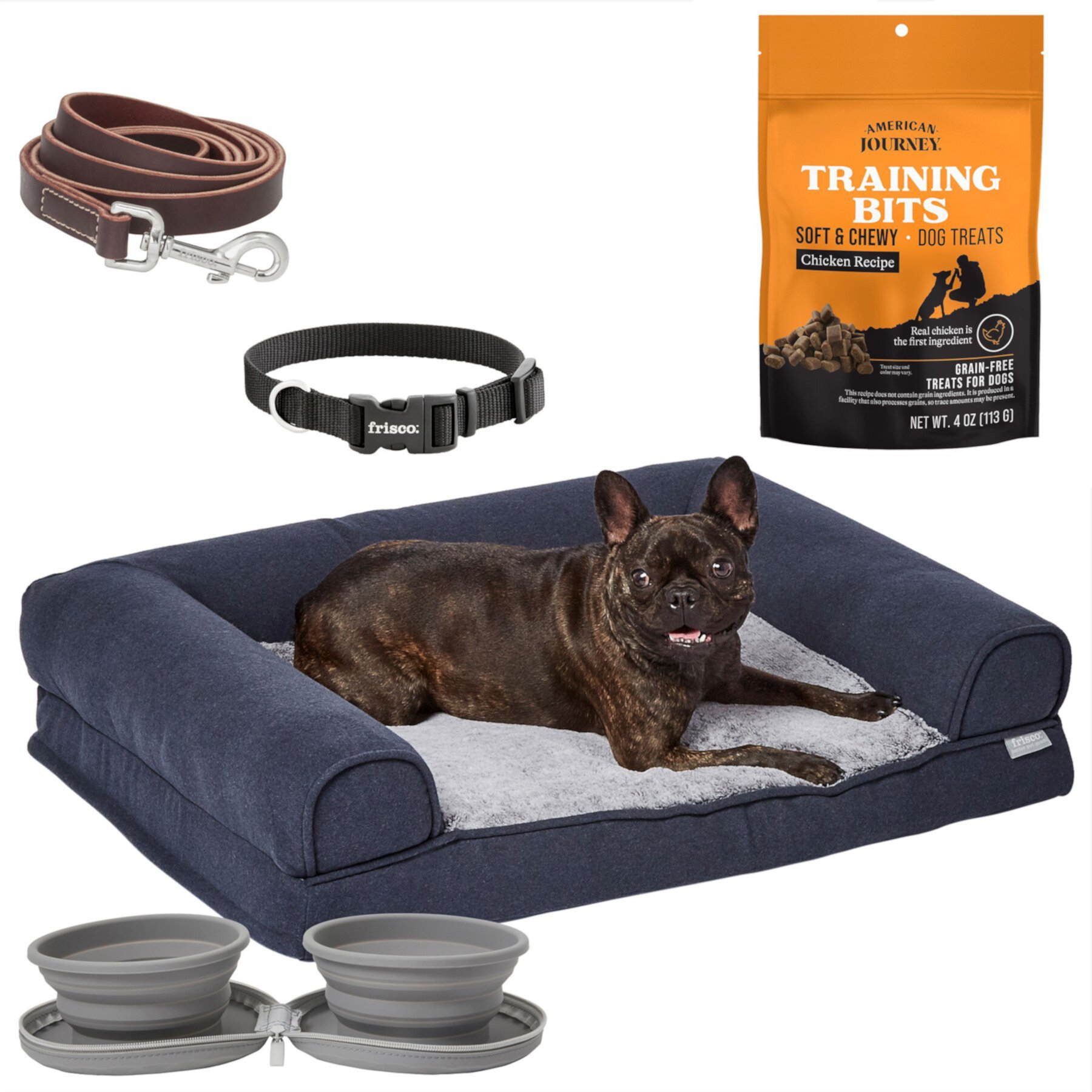 Frisco Solid Nylon Dog Collar + 4 items Frisco||American Journey