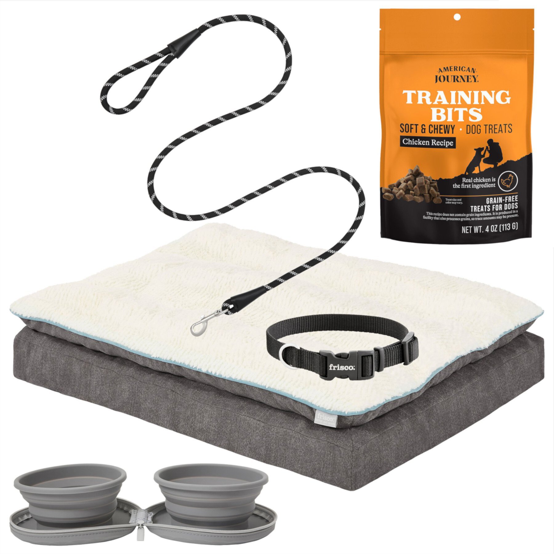 Frisco Reflective Rope Dog Leash + 4 items Frisco||American Journey