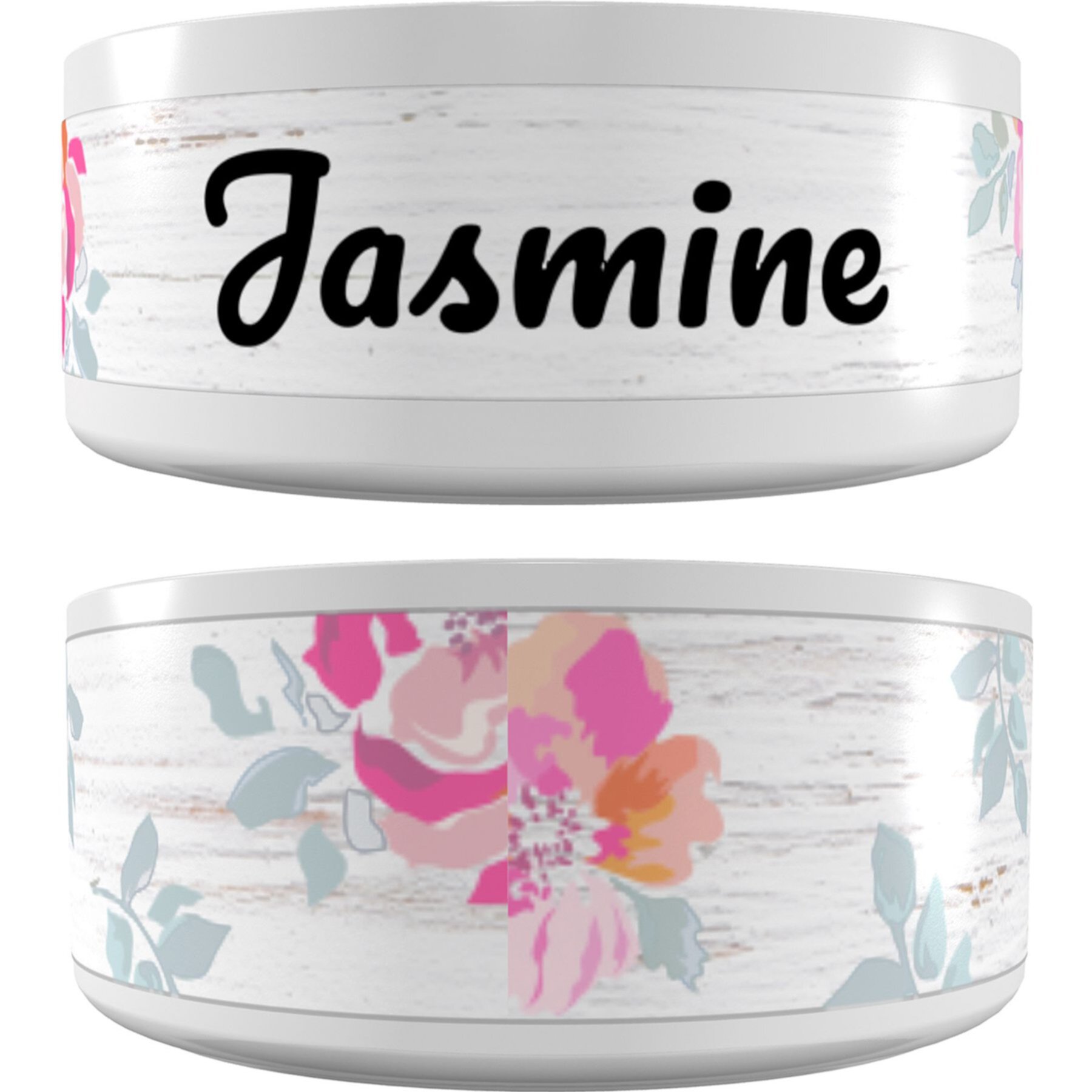 Frisco Personalized Rustic Ceramic Dog & Cat Bowl Frisco