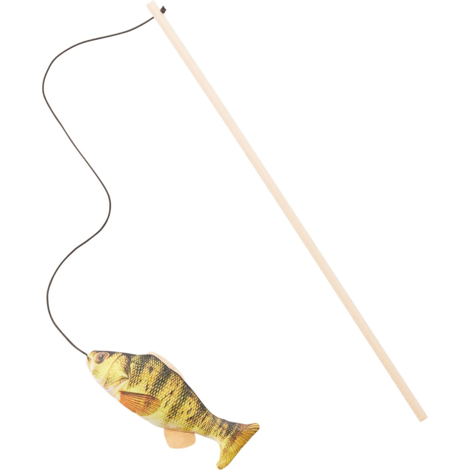 Ethical Pet Gone Fishin' Teaser Wand Cat Toy, Color Varies Ethical Pet