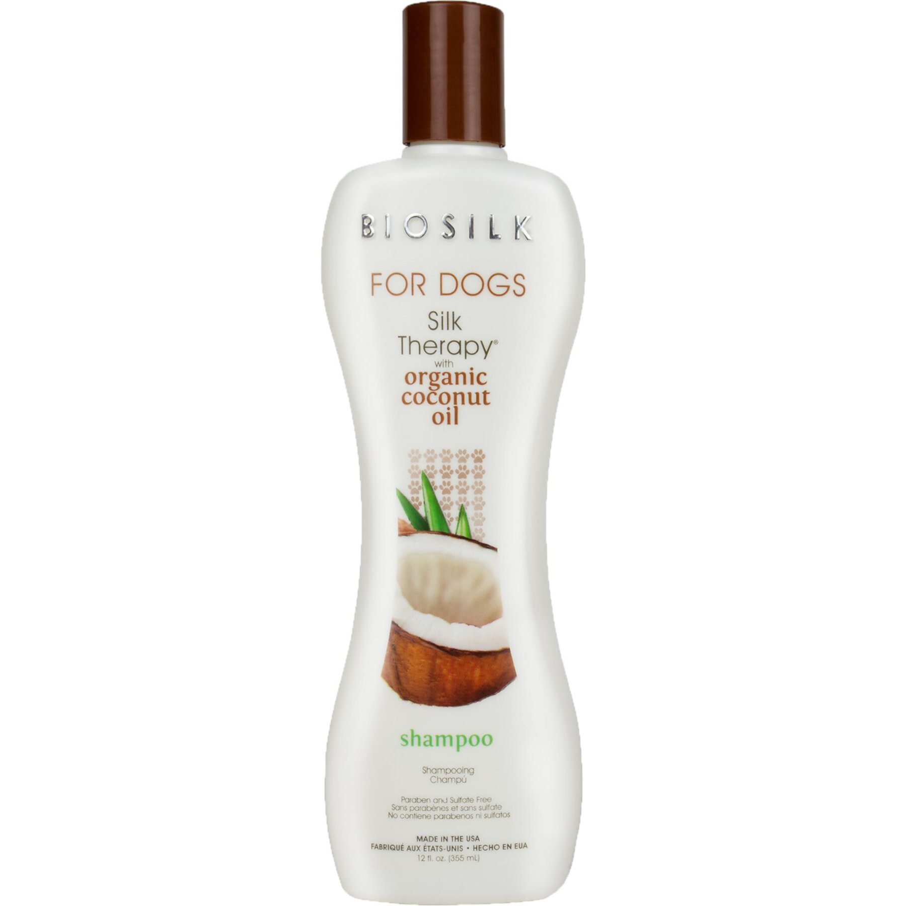 BioSilk Silk Therapy Organic Coconut Oil Dog Shampoo Biosilk