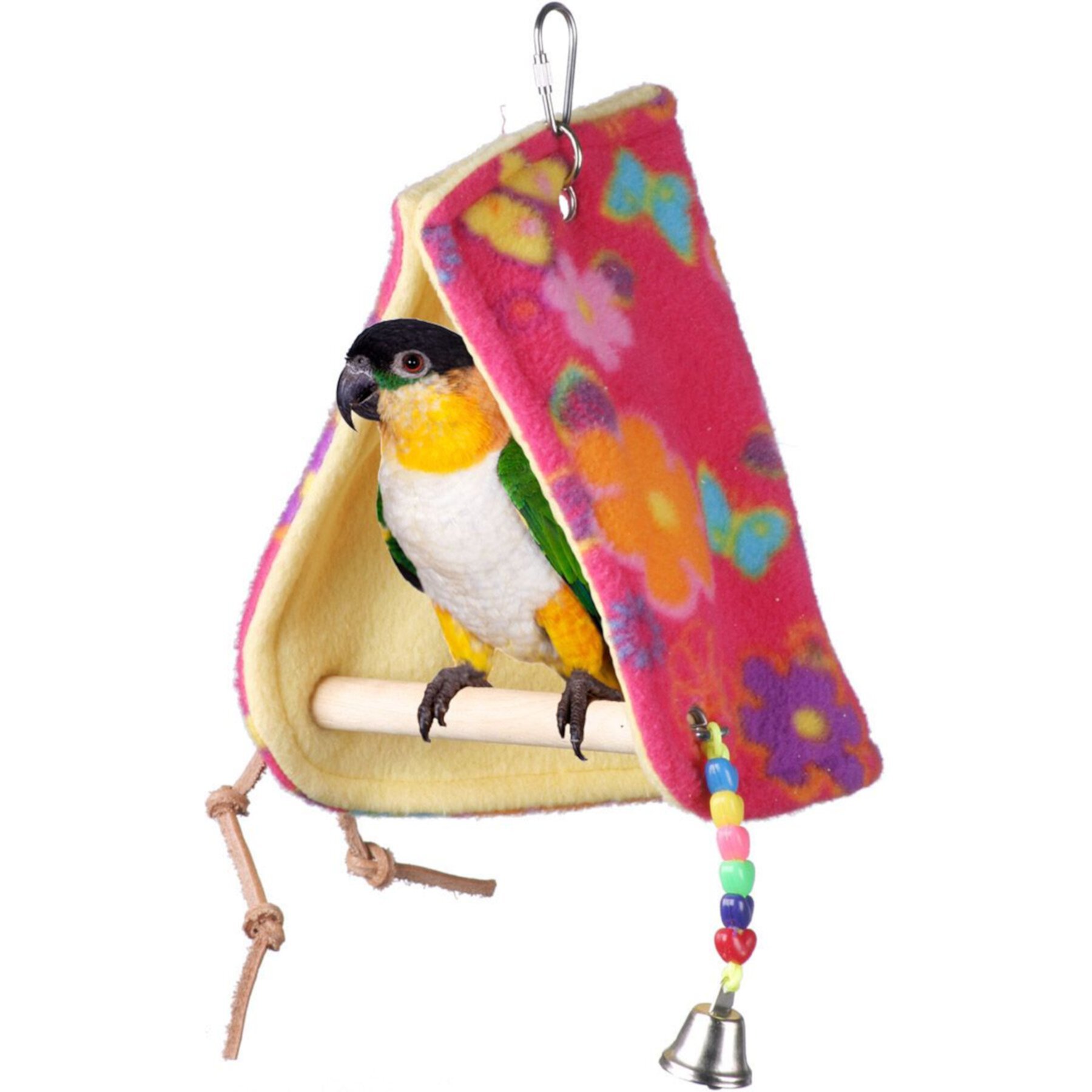 Super Bird Creations Peekaboo Perch Bird Tent, Color Varies, Medium Super Bird Creations