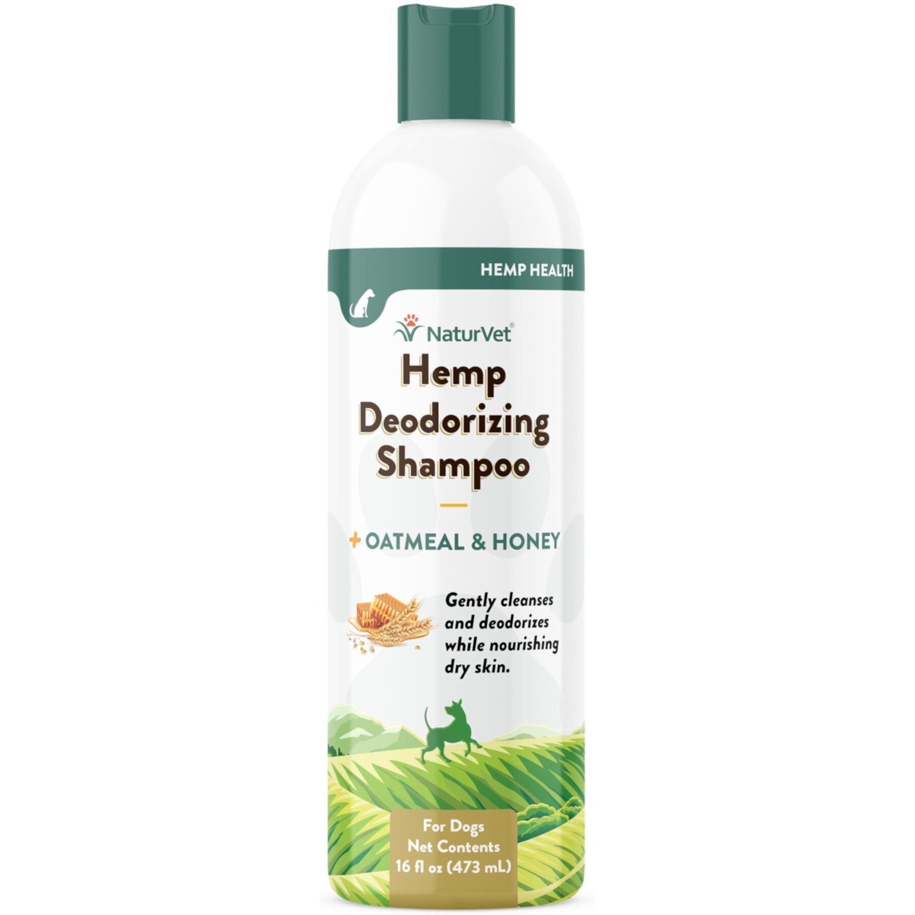 NaturVet Hemp Deodorizing Dog Shampoo with Oatmeal & Honey NaturVet