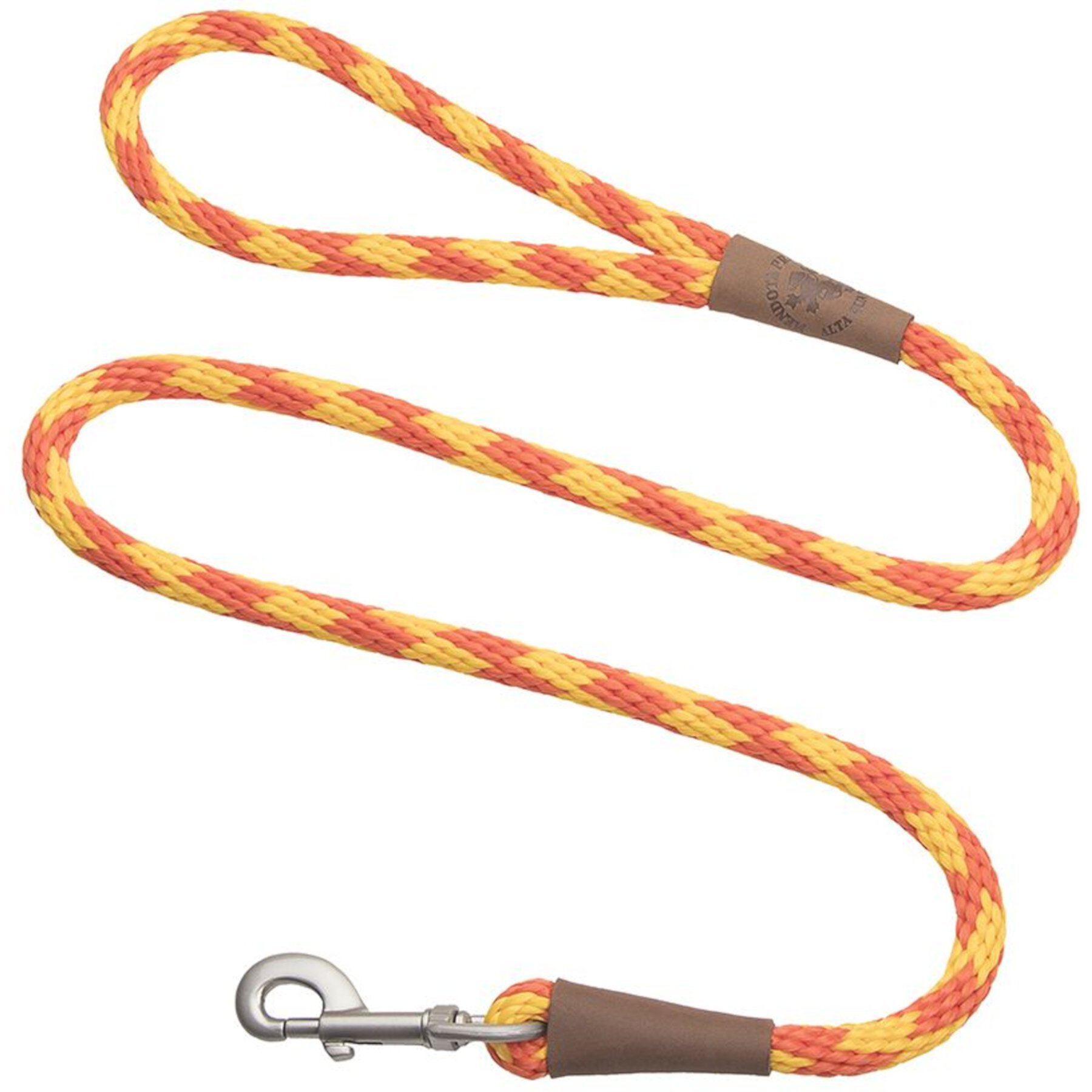 Mendota Products Large Snap Checkered Rope Dog Leash Mendota Products