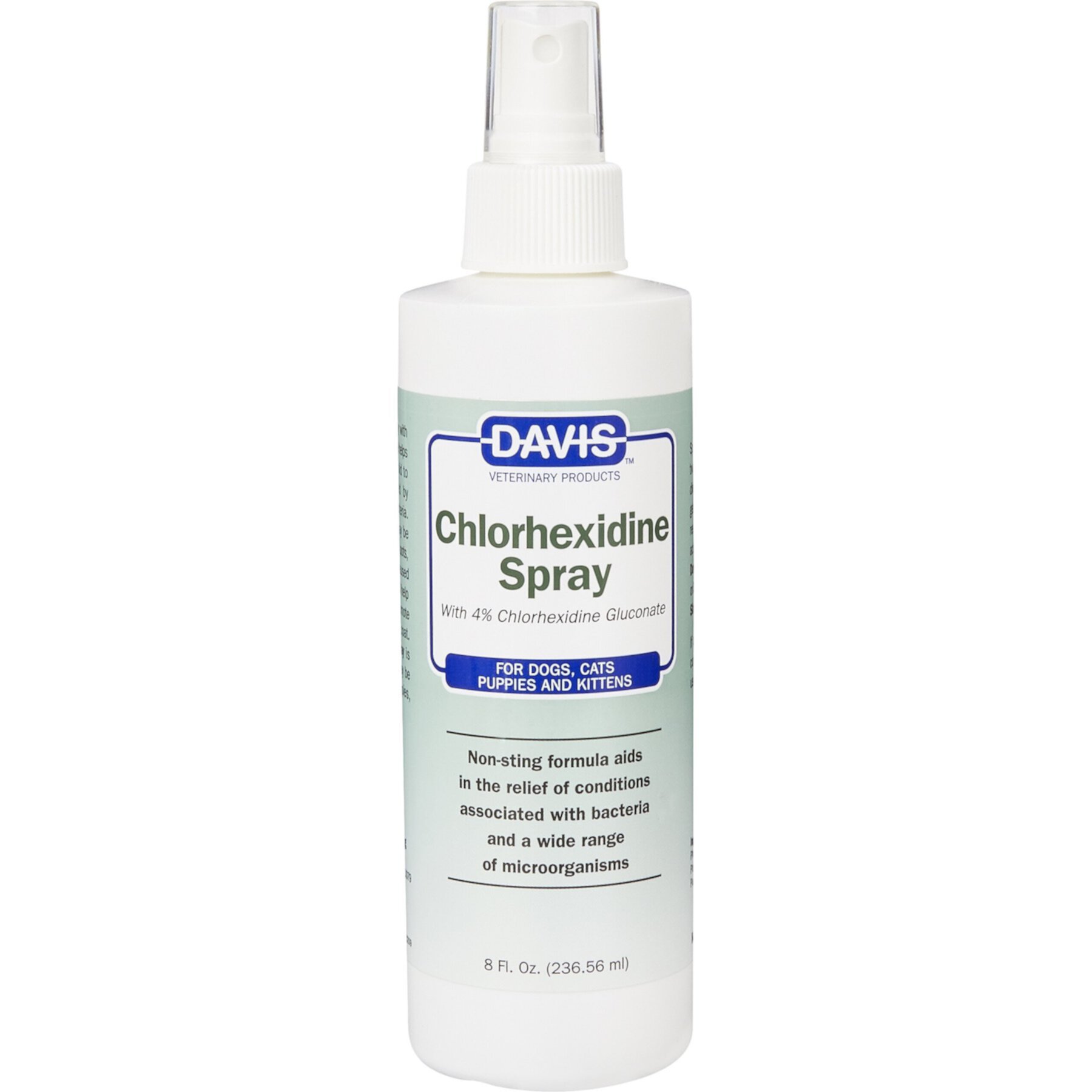 Davis Chlorhexidine Dog & Cat Spray, 8-fl oz bottle Davis