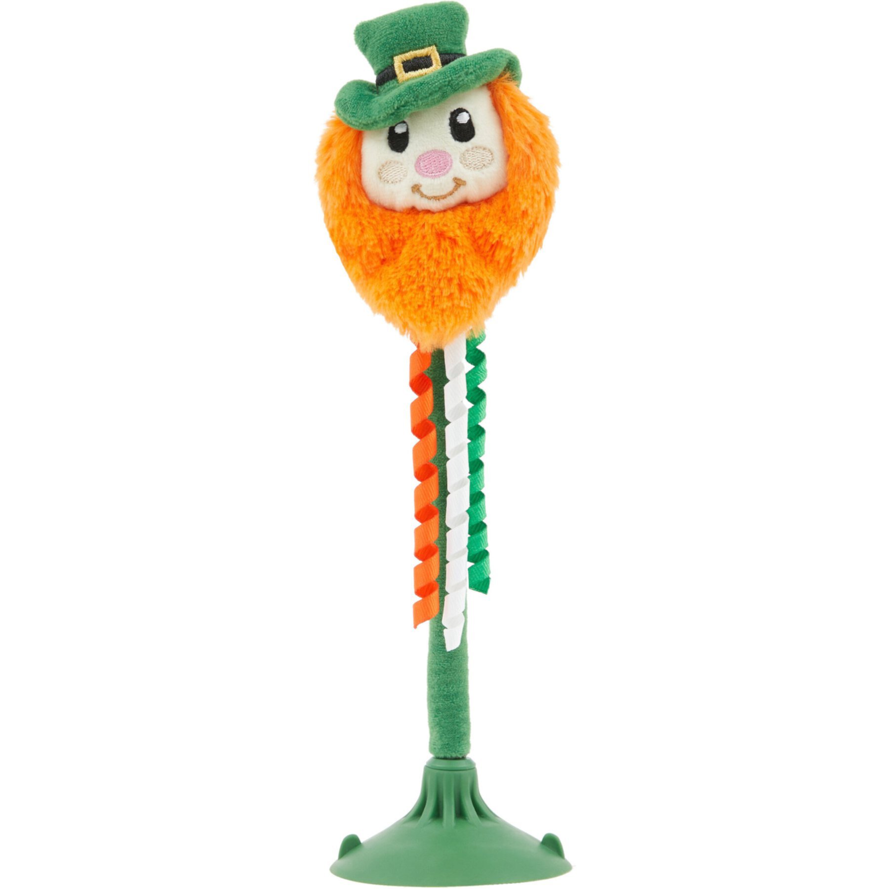 Frisco St. Patrick's Leprechaun Suction Cup Teaser Cat Toy with Catnip Frisco