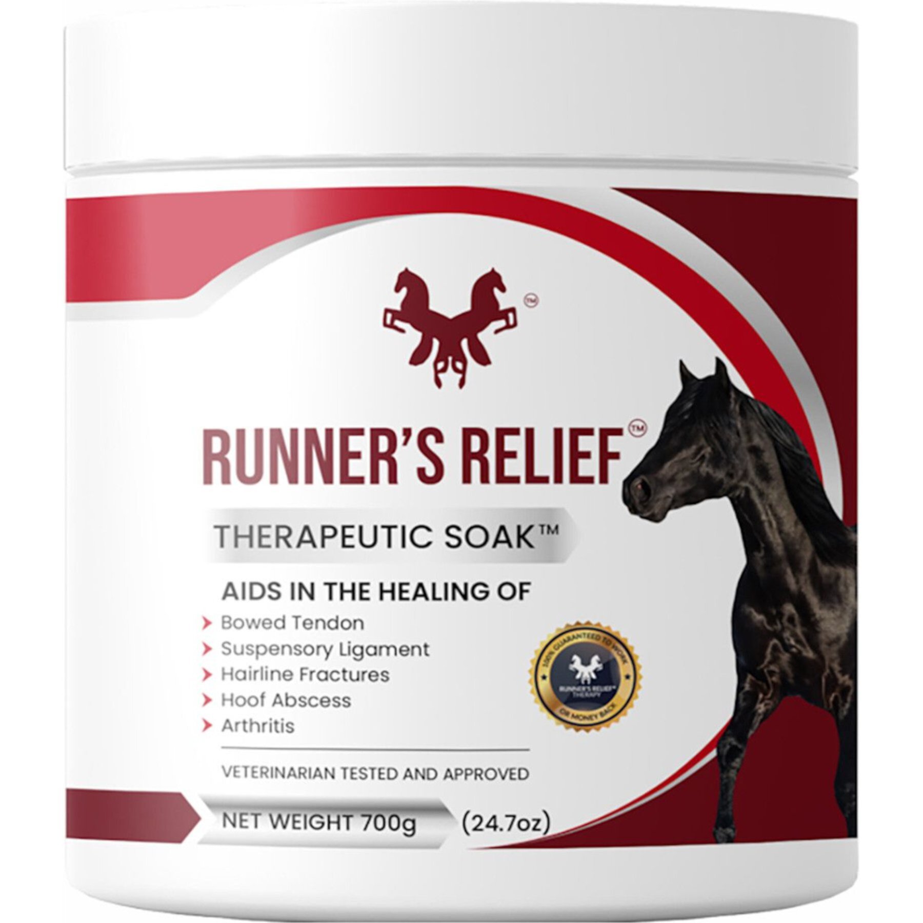 Runner's Relief Therapeutic Soak Powder for Horses, 700-g jar Runner'S Relief