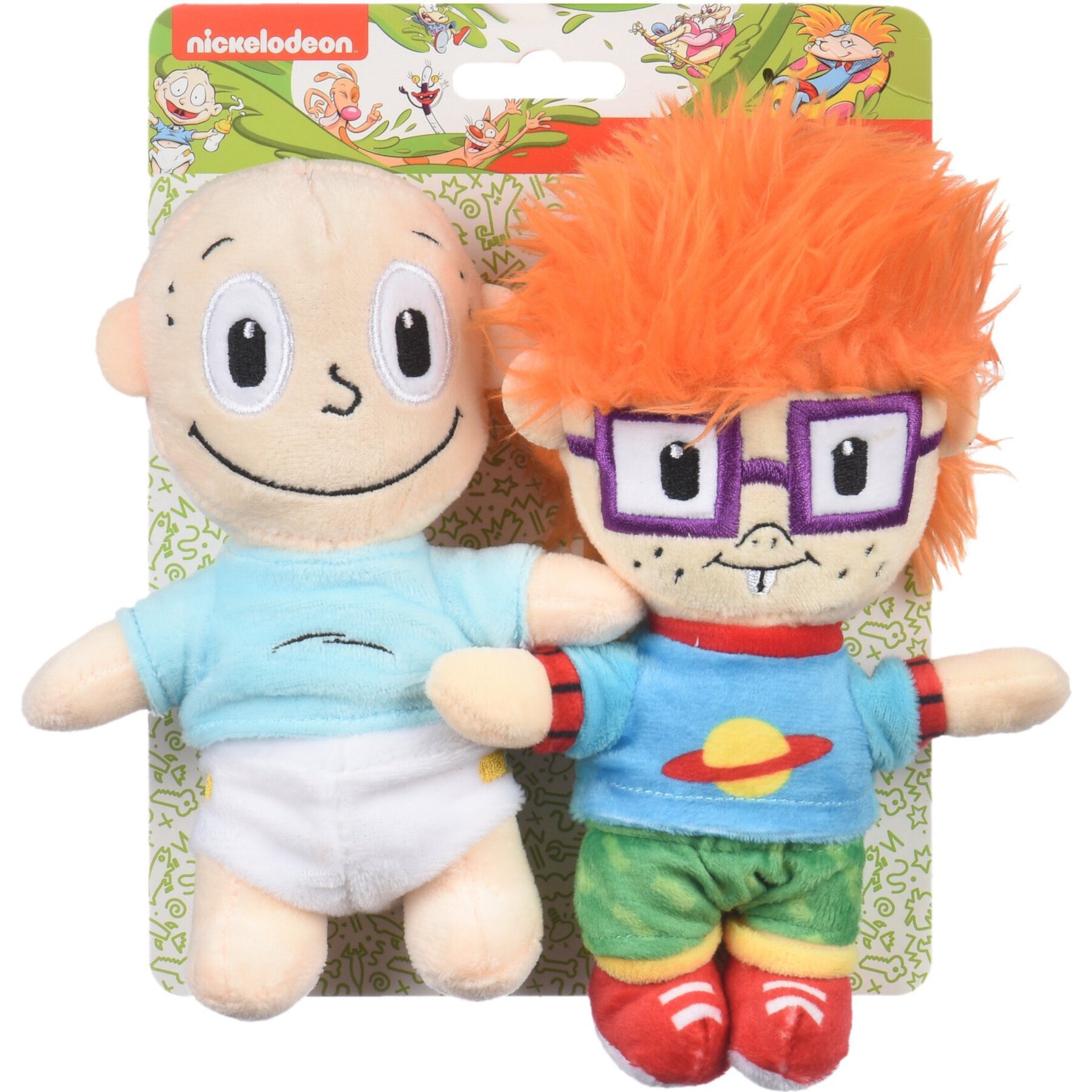 Fetch For Pets Nickelodeon Rugrats Chuckie & Tommy Squeaky Plush Dog Toys, 2 count fetch FOR PETS