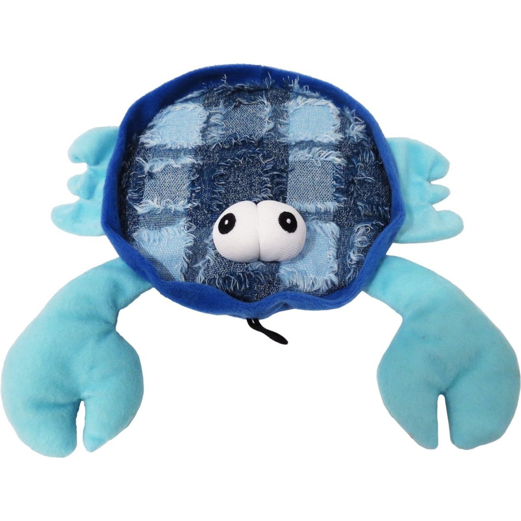 Scoochie Pet Blue Claw Crab Squeaky Dog Chew Toy, 10.5-in Scoochie Pet