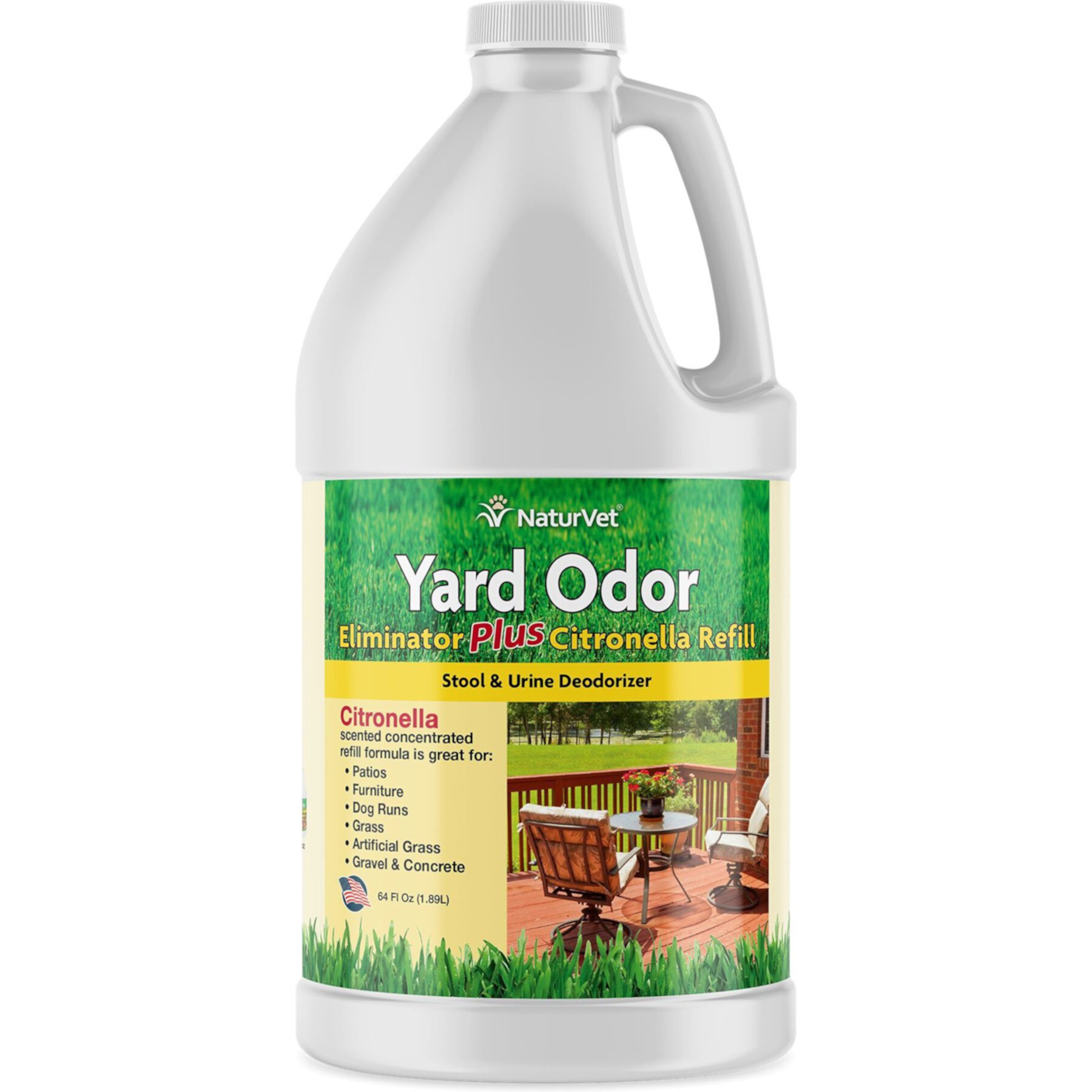 NaturVet Yard Odor Eliminator Plus Citronella Refill NaturVet