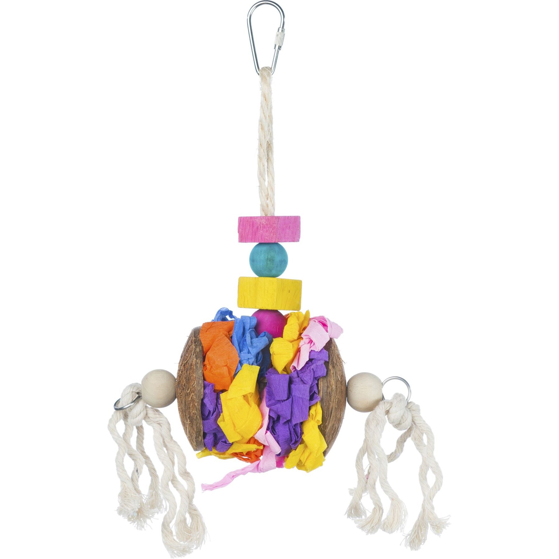 Prevue Pet Products Playfuls Accordion Crinkle Bird Toy, Multicolor Prevue Pet Products