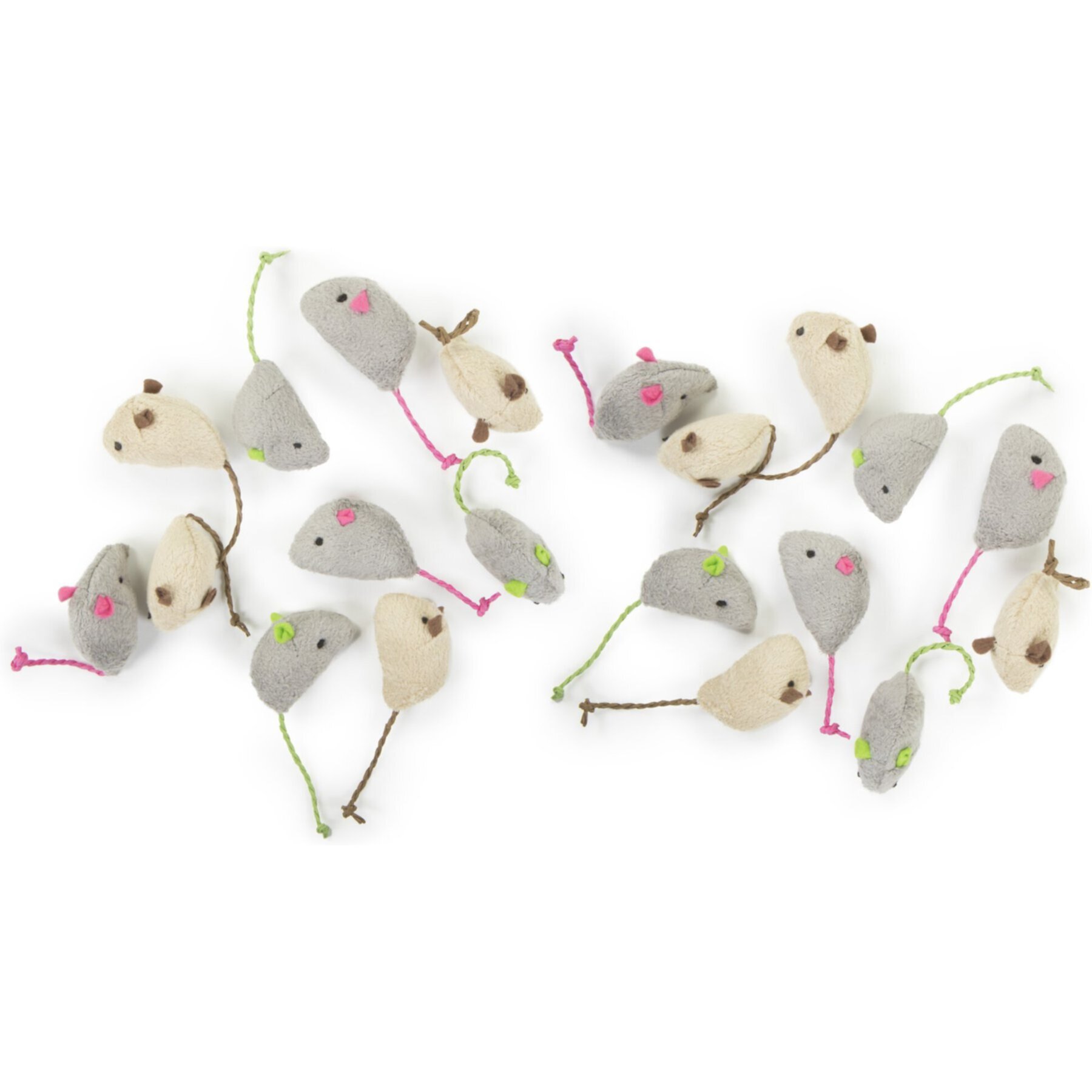 SmartyKat Skitter Critters Catnip Mice Cat Toys with Catnip Smartykat