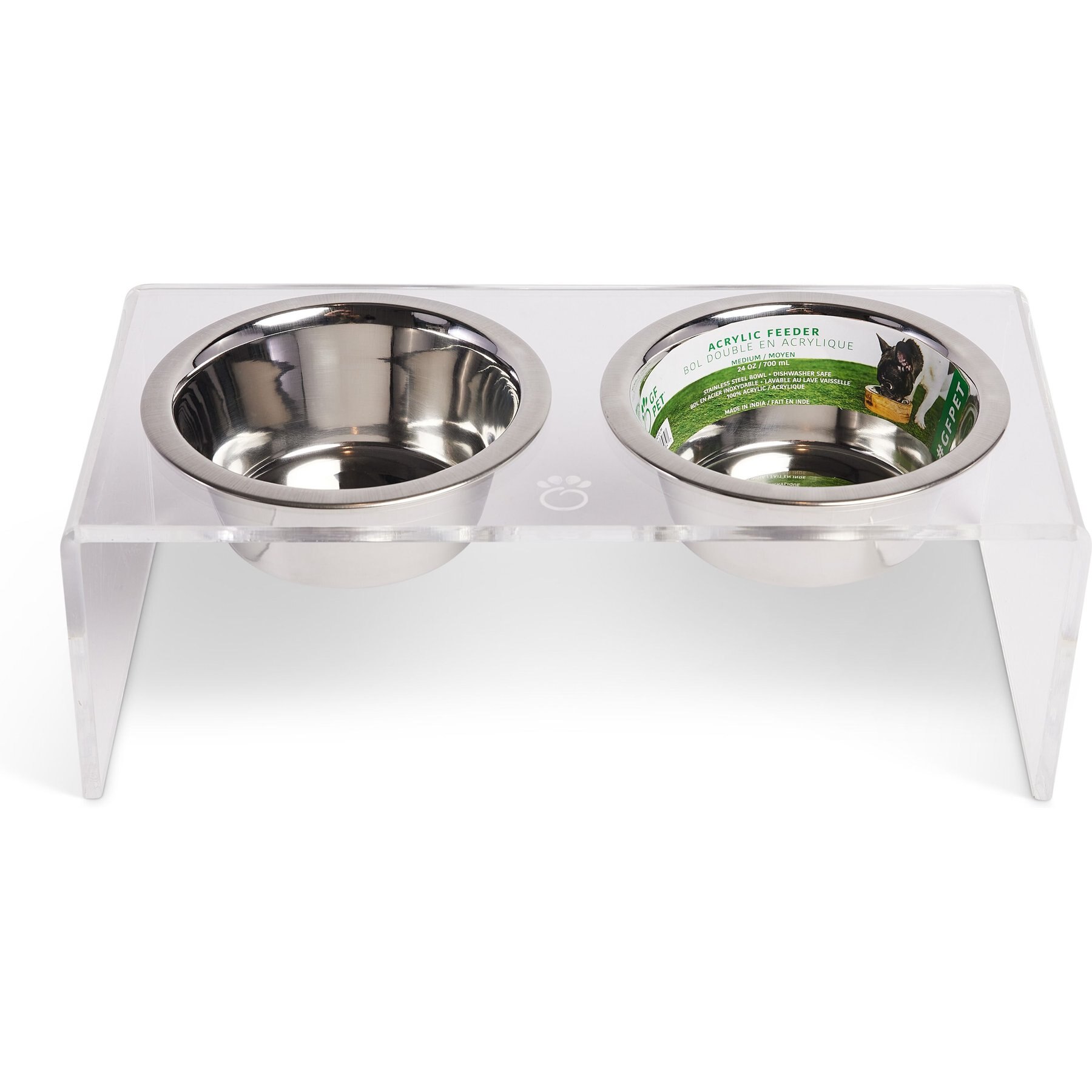 GF Pet Acrylic Cat & Dog Feeder GF Pet