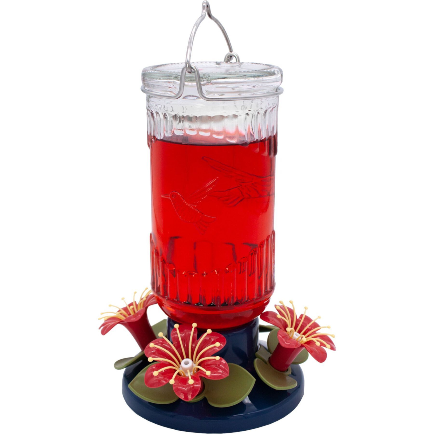 North States Starburst Hummingbird Feeder, Red, 26-oz North States