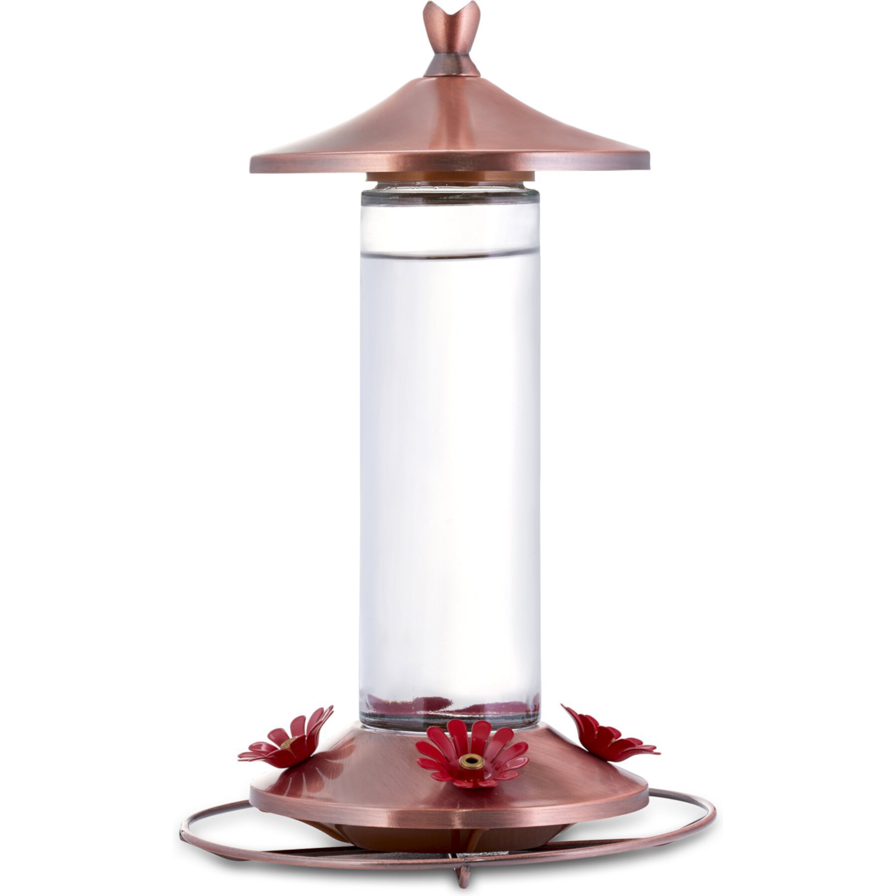 Perky-Pet Elegant Copper Glass Hummingbird Feeder Perky-Pet