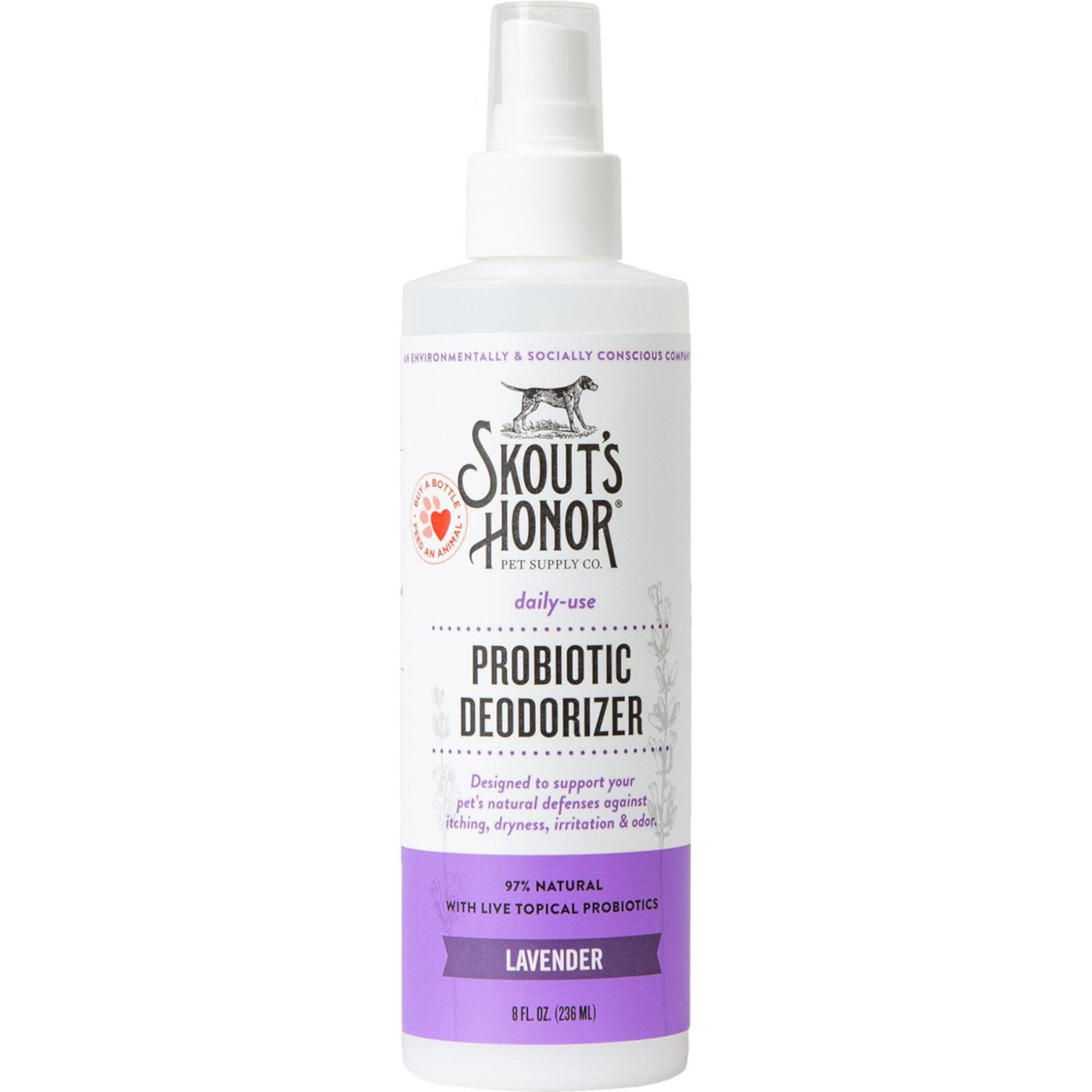 Skout's Honor Probiotic Lavender Dog Deodorizer Skout'S Honor