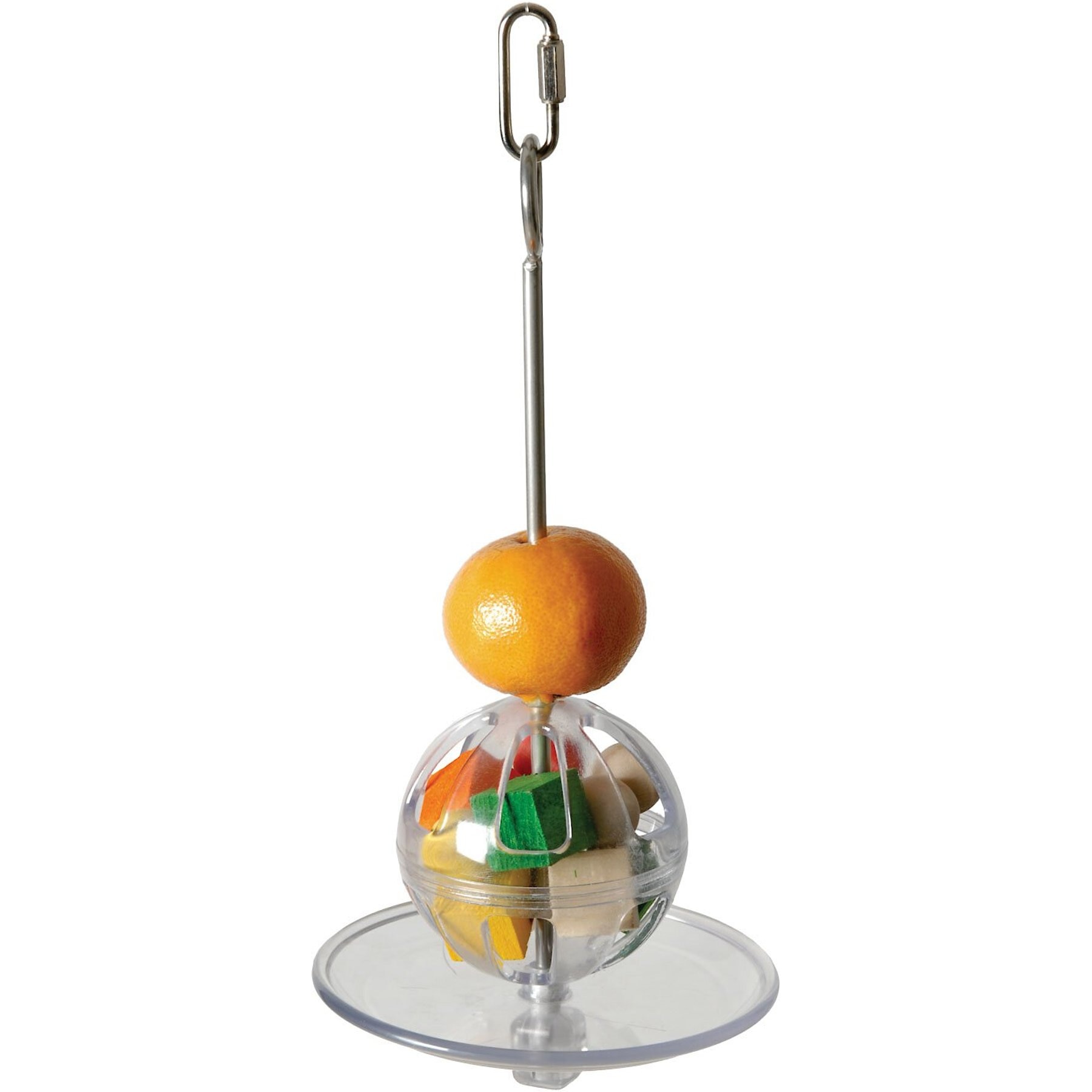 Caitec Featherland Paradise Fillable Ball & Kabob Bird Toy Caitec