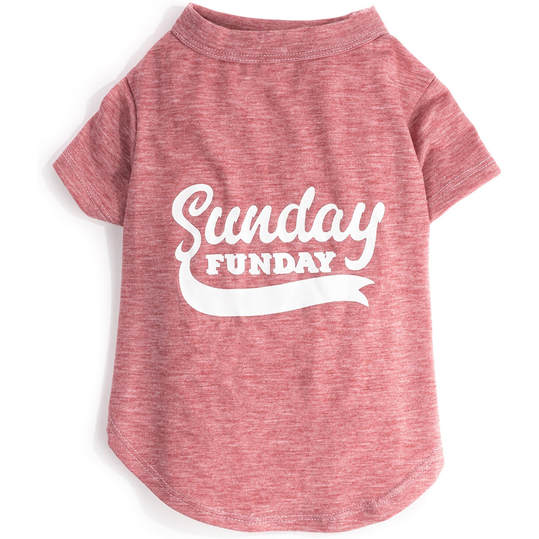 fabdog Sunday Funday Dog T-Shirt, Red fabdog