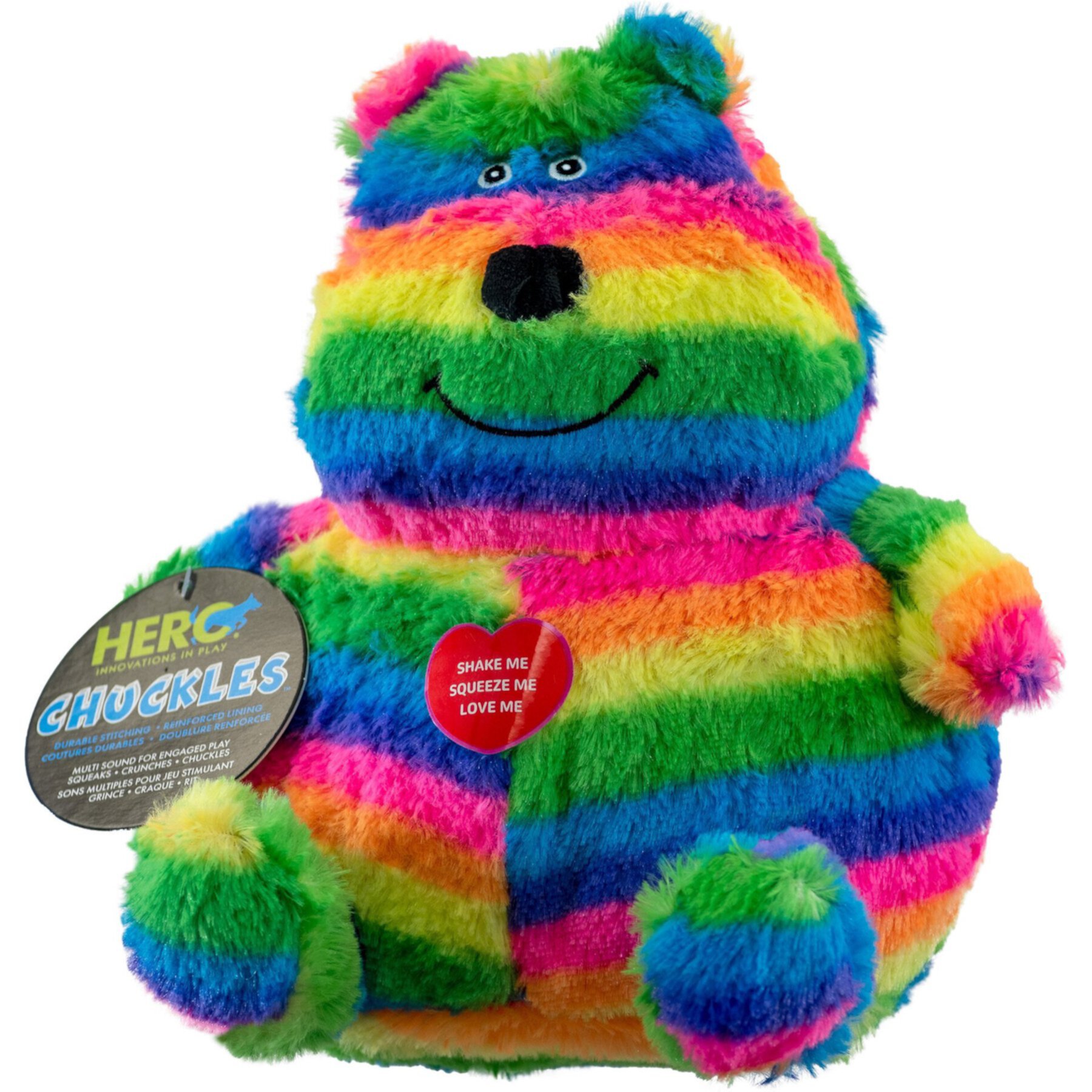 Caitec Chuckle Bellies Bear Dog Toy Caitec