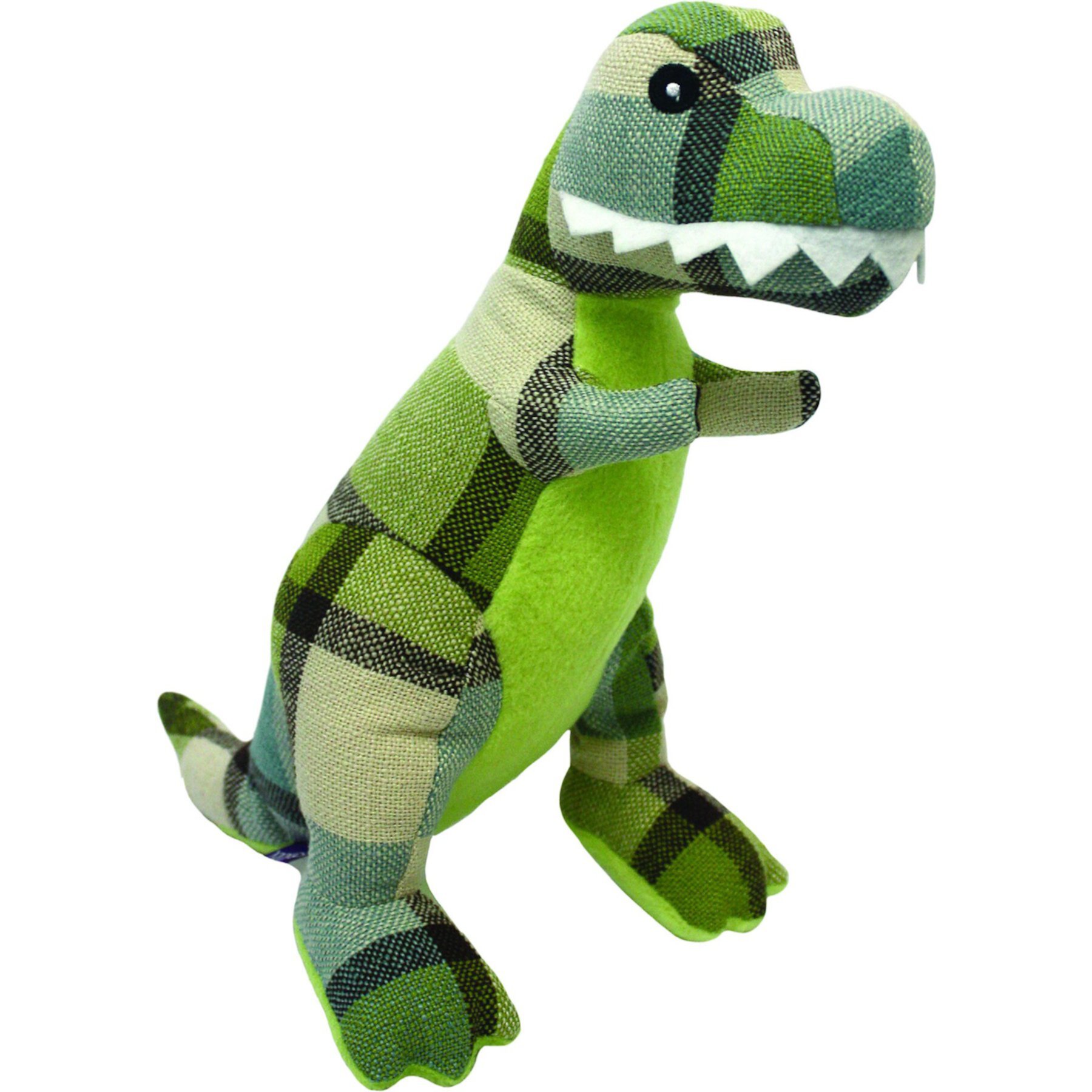 Multipet Plaidosaurus Squeaky Plush Dog Toy, Character Varies Multipet