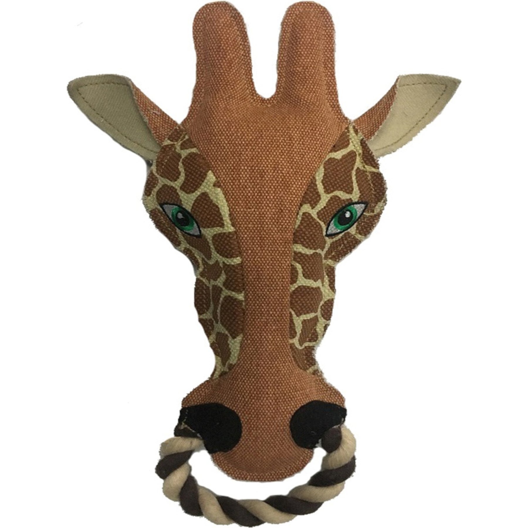 Dogline Nature Giraffe Squeaky Dog Toy, 13-in Dogline