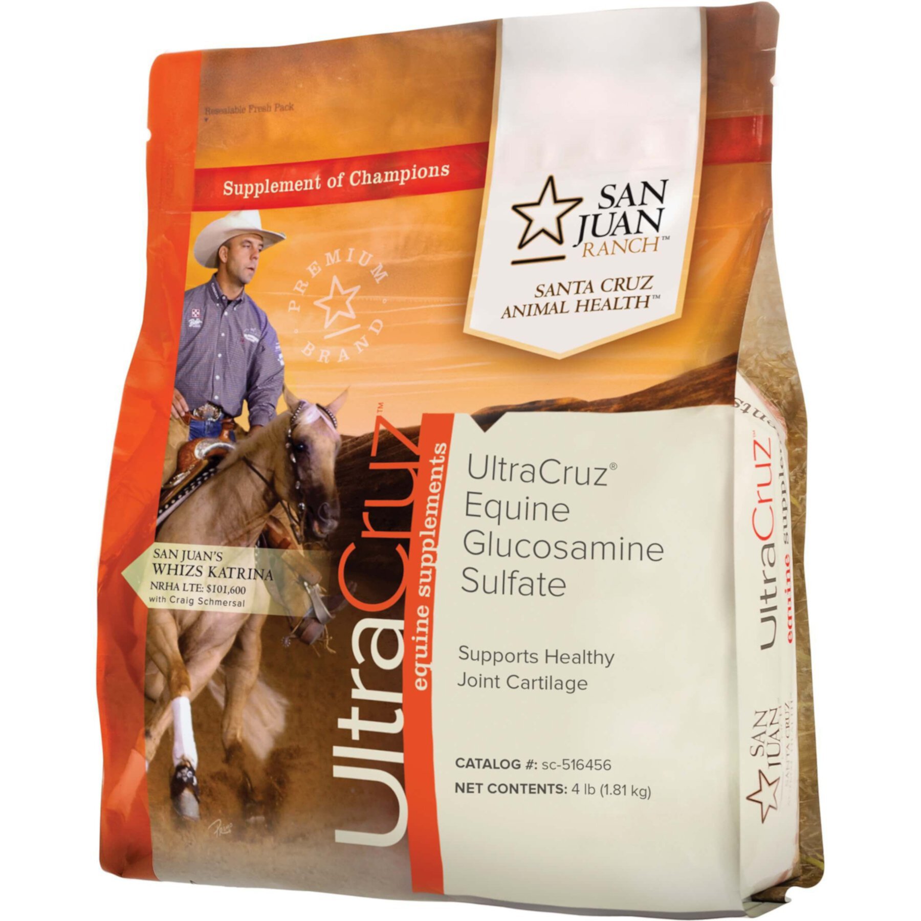 UltraCruz Glucosamine Sulfate Joint Support Pellets Horse Supplement UltraCruz