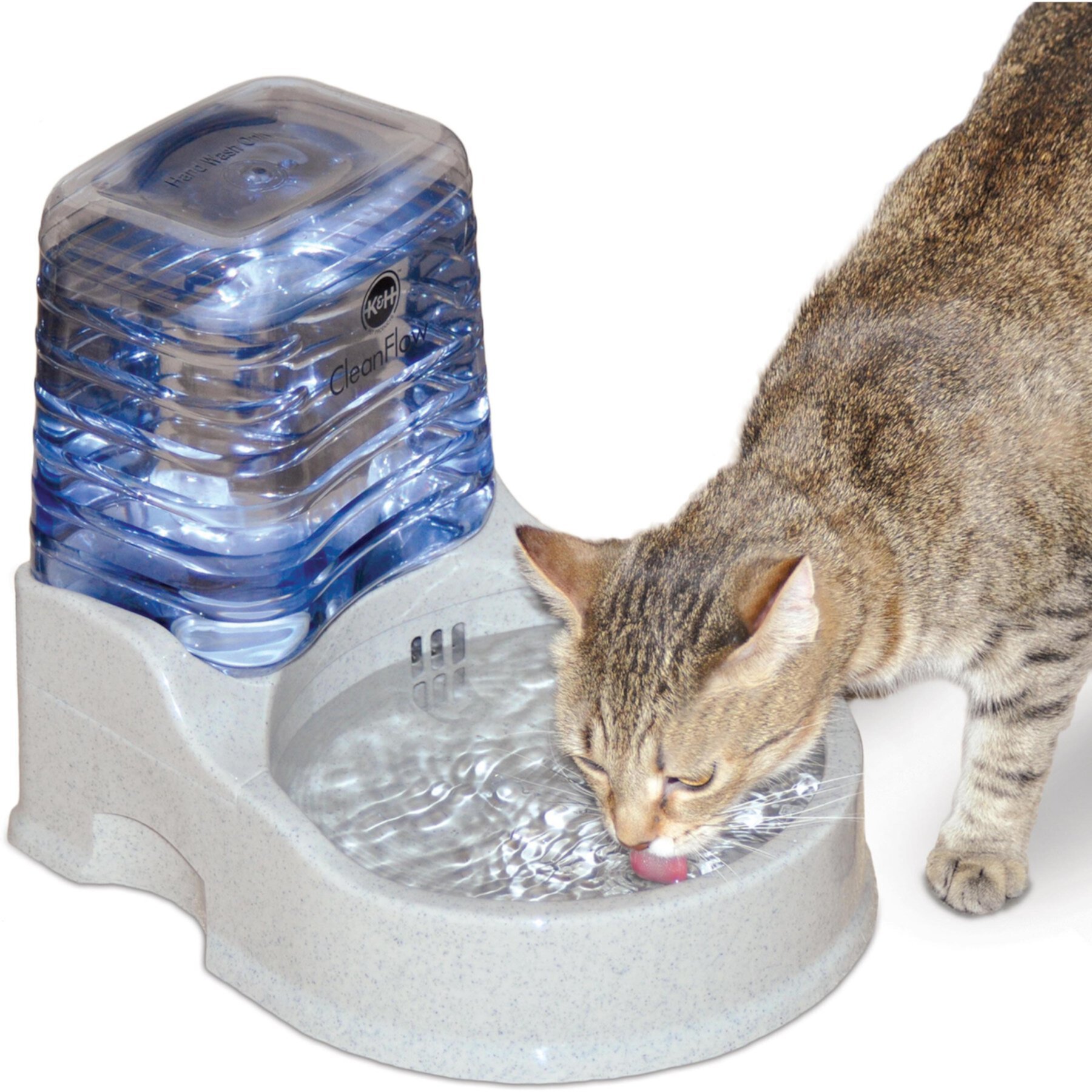 K&H Pet Products CleanFlow Filtered Water Dog Bowl, Small, 80-oz Bowl + 90-oz Reservoir K&H Pet Products