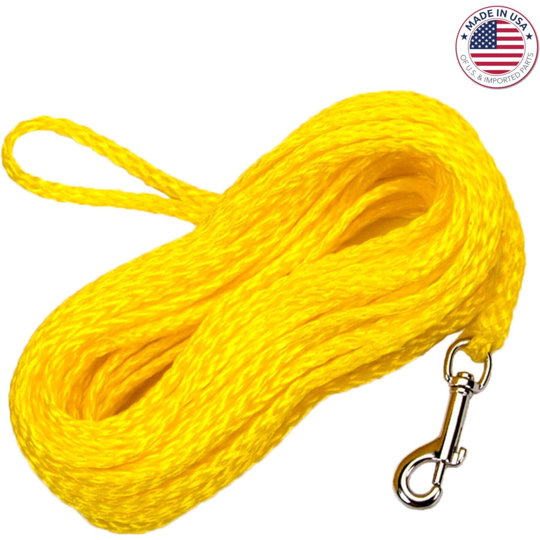 Water & Woods Hollow Poly Braided Dog Check Cord Water & Woods