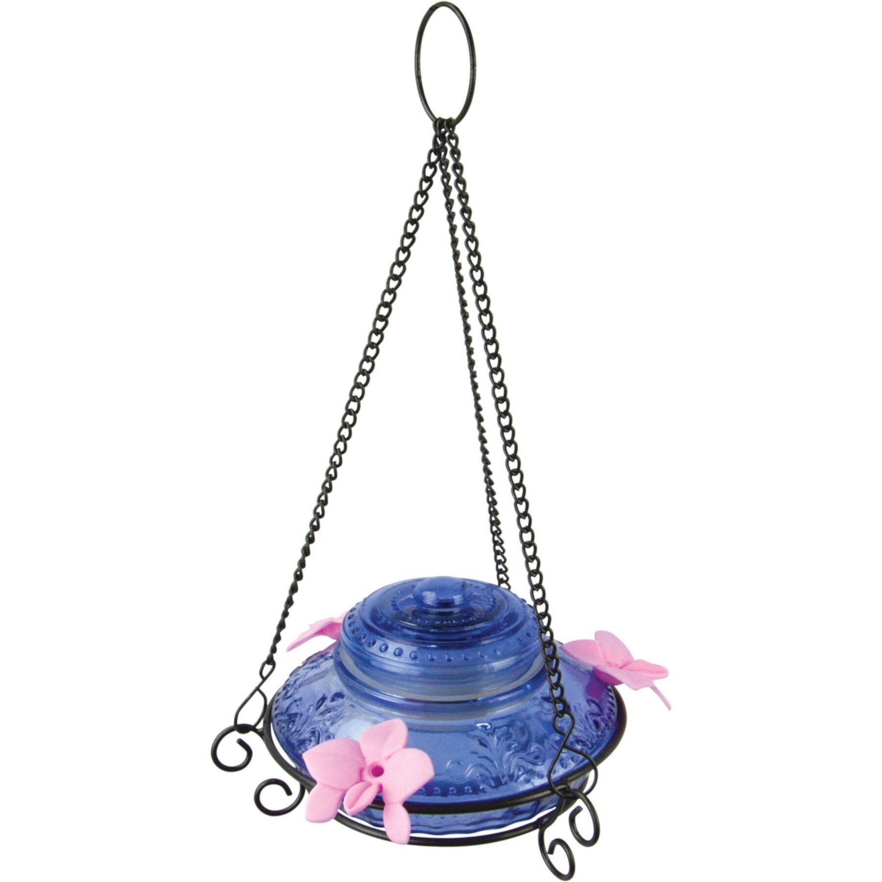 Natures Way Bird Products Illuminated Antique Top-Fill Hummingbird Feeder, Blue, 14-oz Natures Way Bird Products