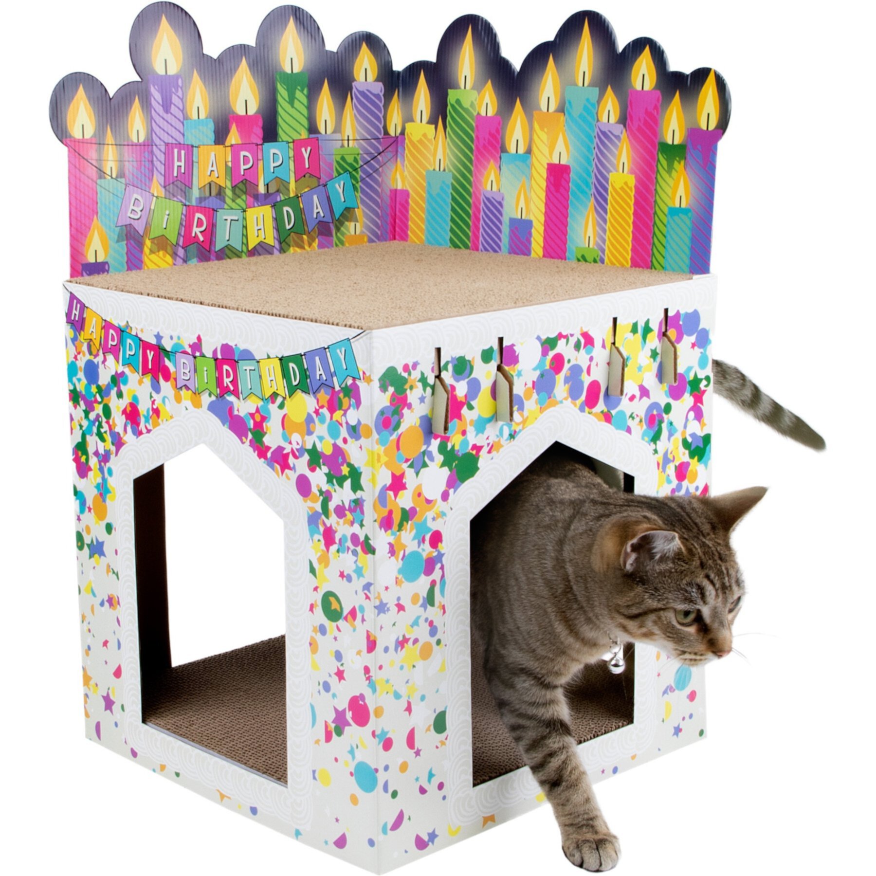 Kitty City Birthday Cake Cat Scratcher Kitty City