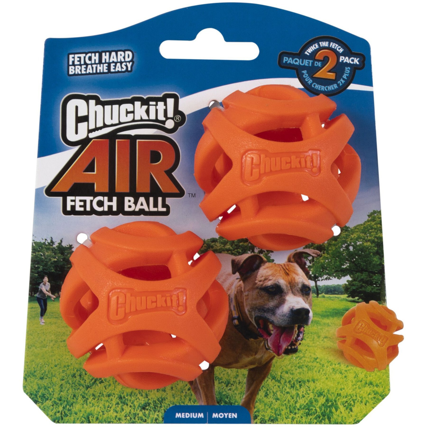 Chuckit! Air Fetch Ball 2-Pack Dog Toy Chuckit!