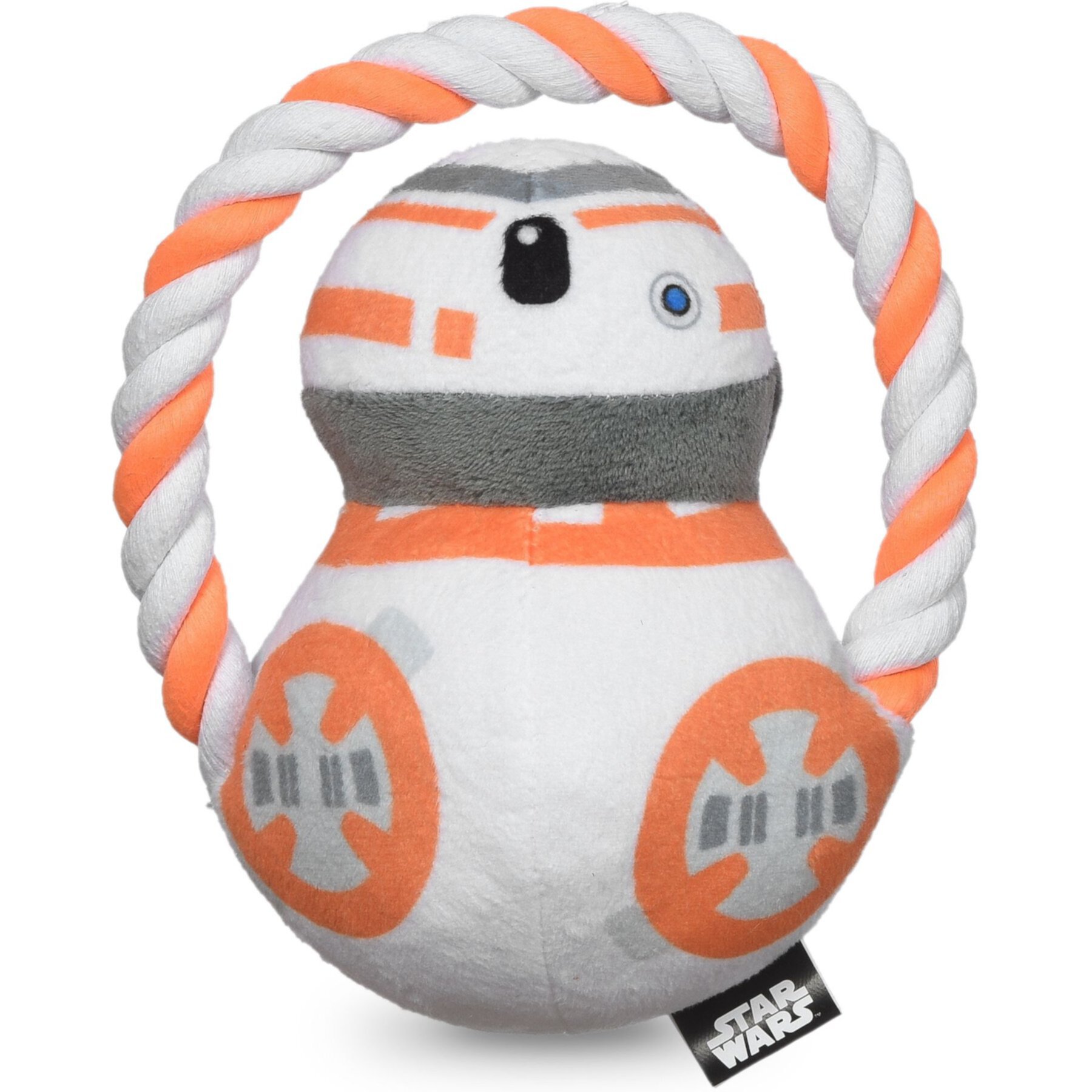 Fetch For Pets Star Wars Bb8 Rope Head Plush Dog Toy  fetch FOR PETS