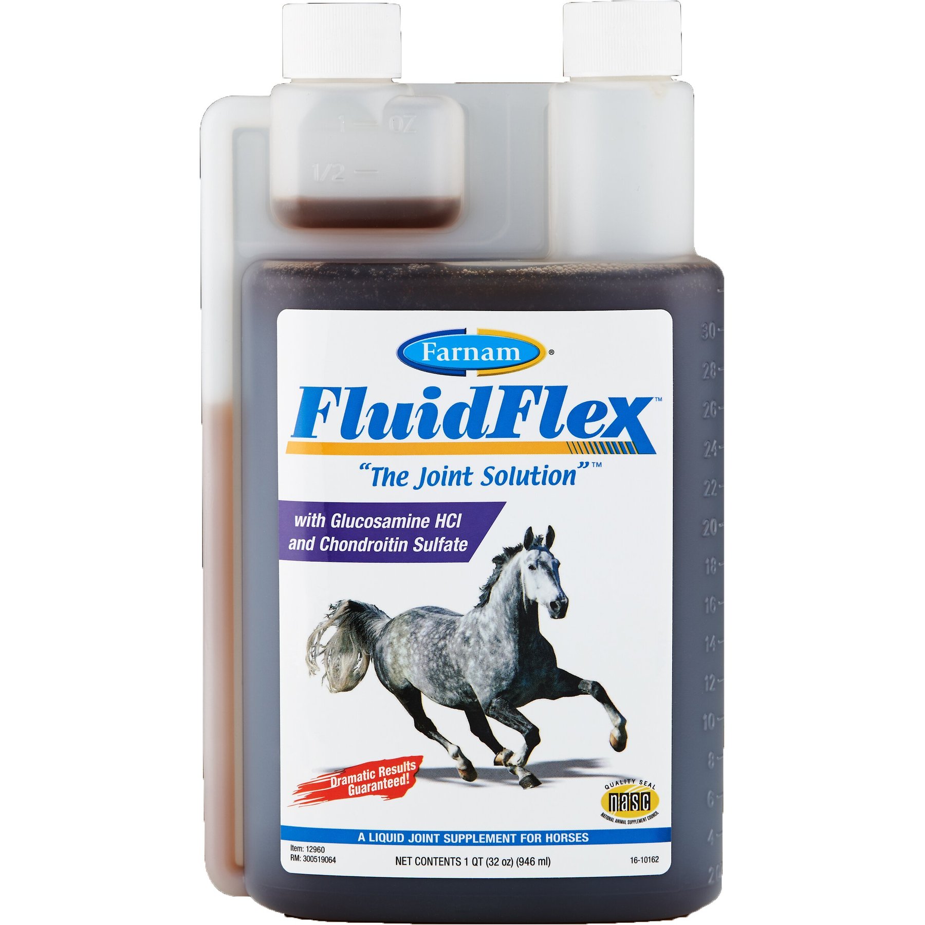 Farnam FluidFlex Joint Solution Liquid Horse Supplement Farnam