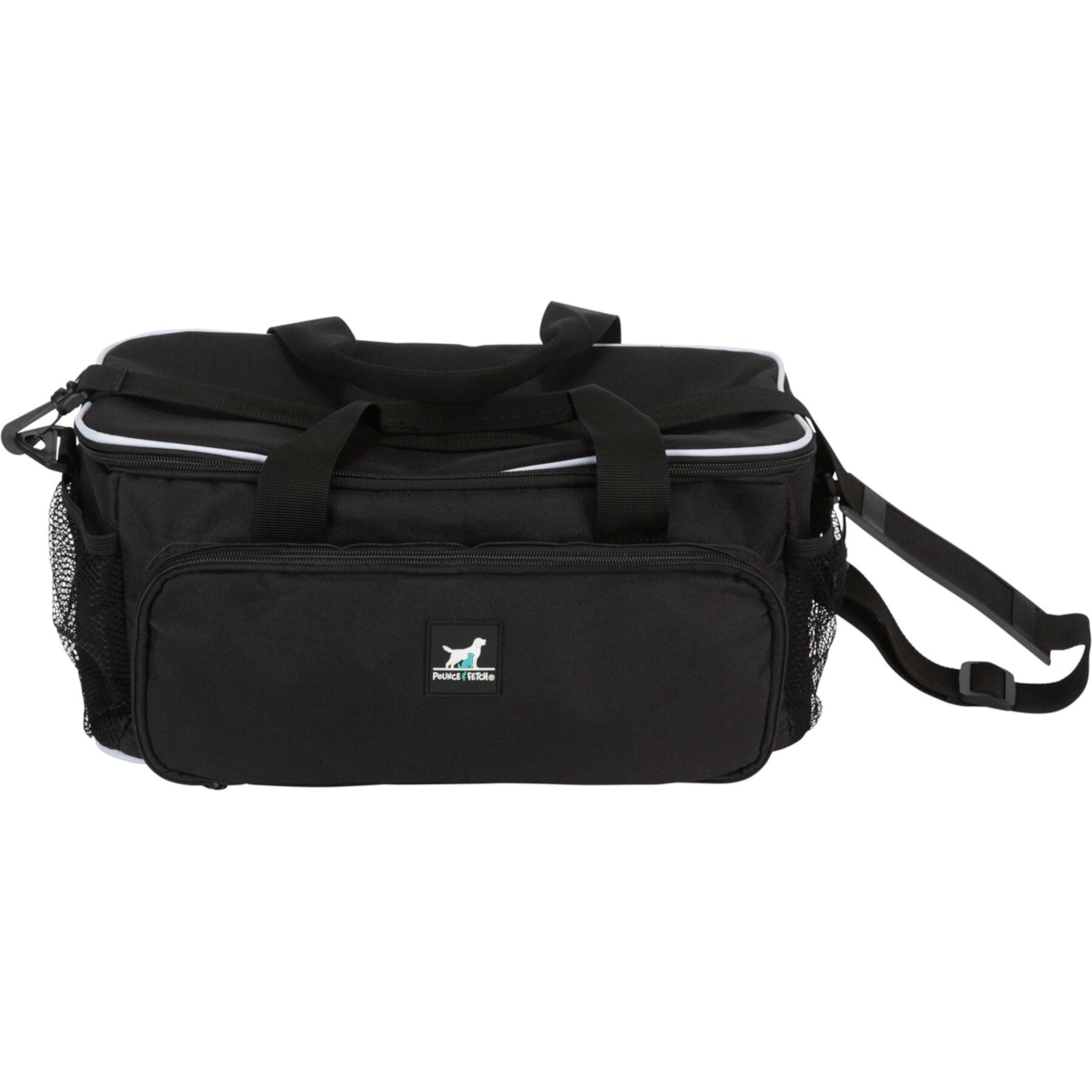 Pounce + Fetch Weekender Dog Travel Bag, Black, Small Pounce + Fetch