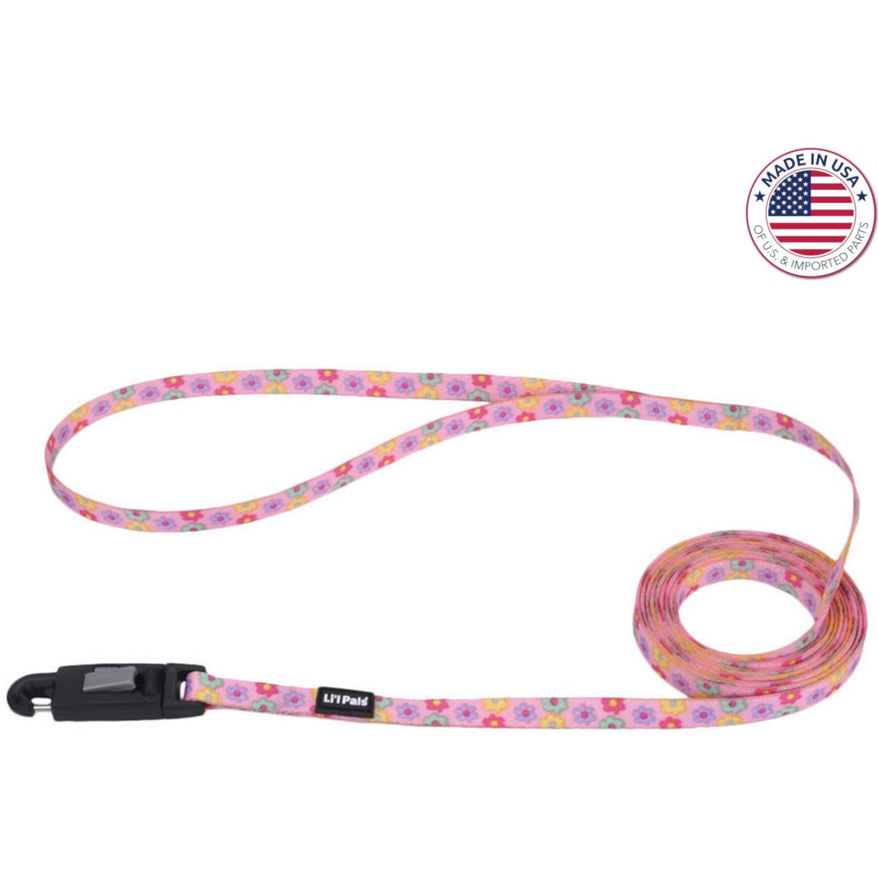 Li'l Pals E-Z Snap Patterned Dog Leash Li'l Pals