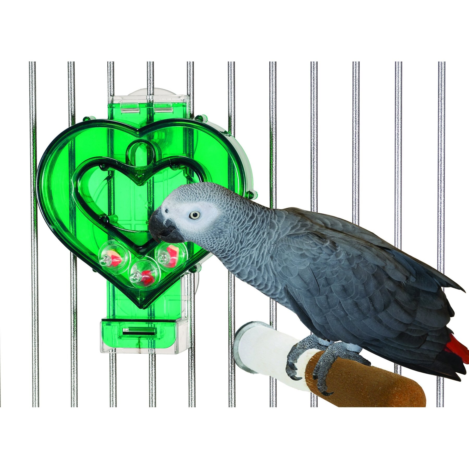 Caitec Featherland Paradise Mastermind Heart Bird Toy Caitec