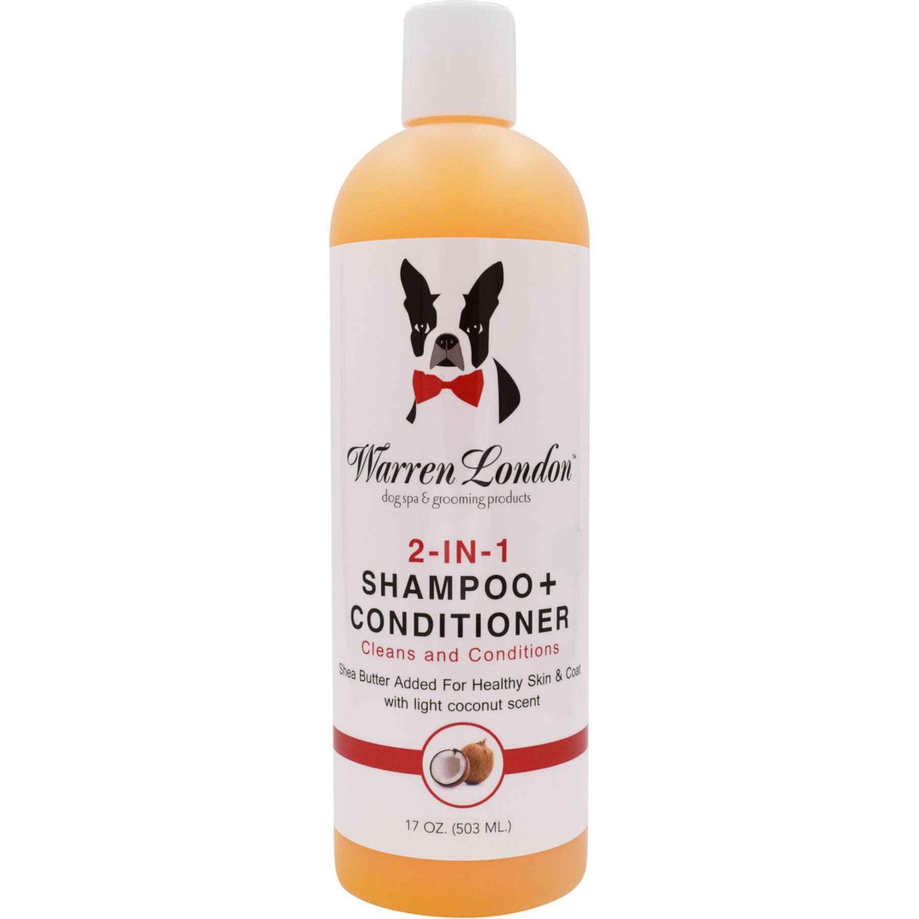 Warren London 2-in-1 Coconut Scented Dog Shampoo + Conditioner Warren London